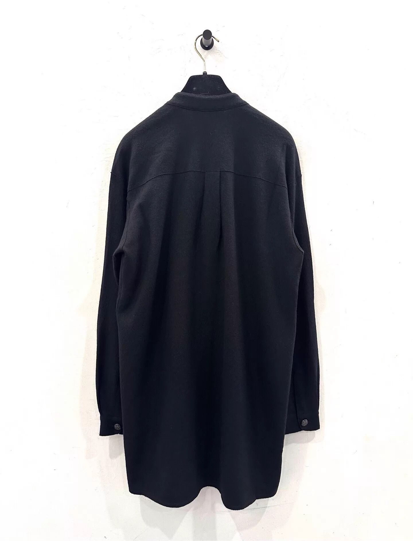 Chanel Chanel Embro CC Flower Heart Logo Black Shirtdress 40 Size M / US 6-8 / IT 42-44 - 3 Thumbnail