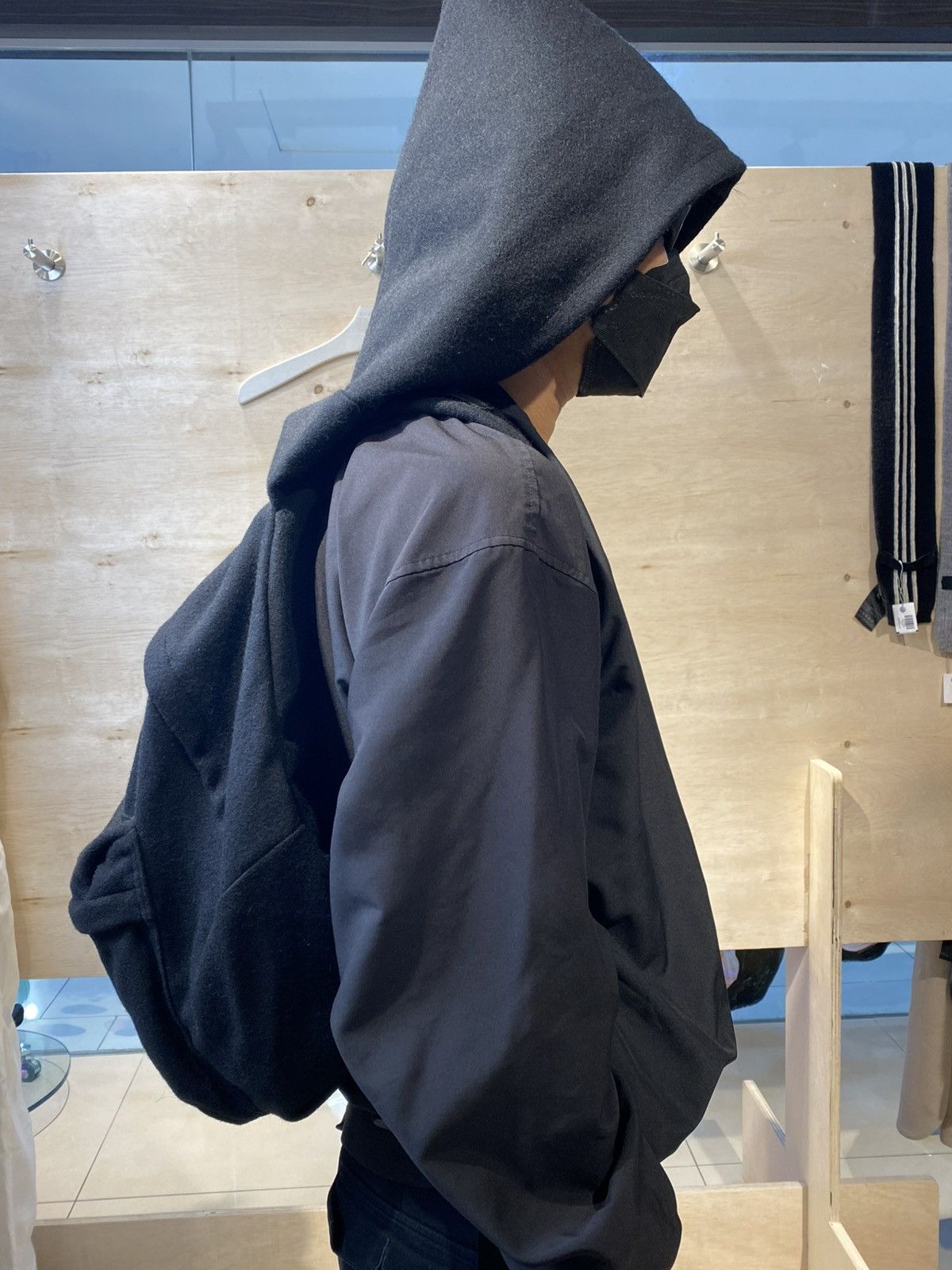 Yohji Yamamoto Yohji Yamamoto Hoodie Backpack Size ONE SIZE - 3 Thumbnail