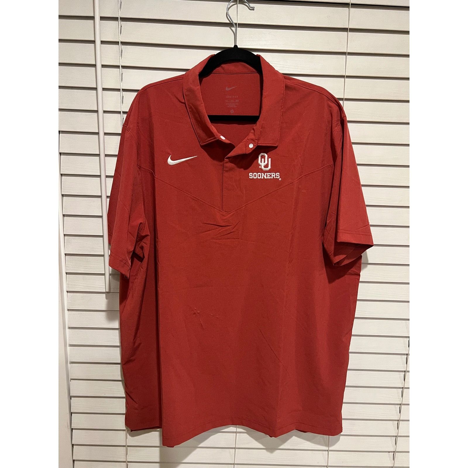 Nike Nike Dri-FIT Oklahoma Sooners On Field Polo Shirt Mens 2XL E Size US XXL / EU 58 / 5 - 1 Thumbnail