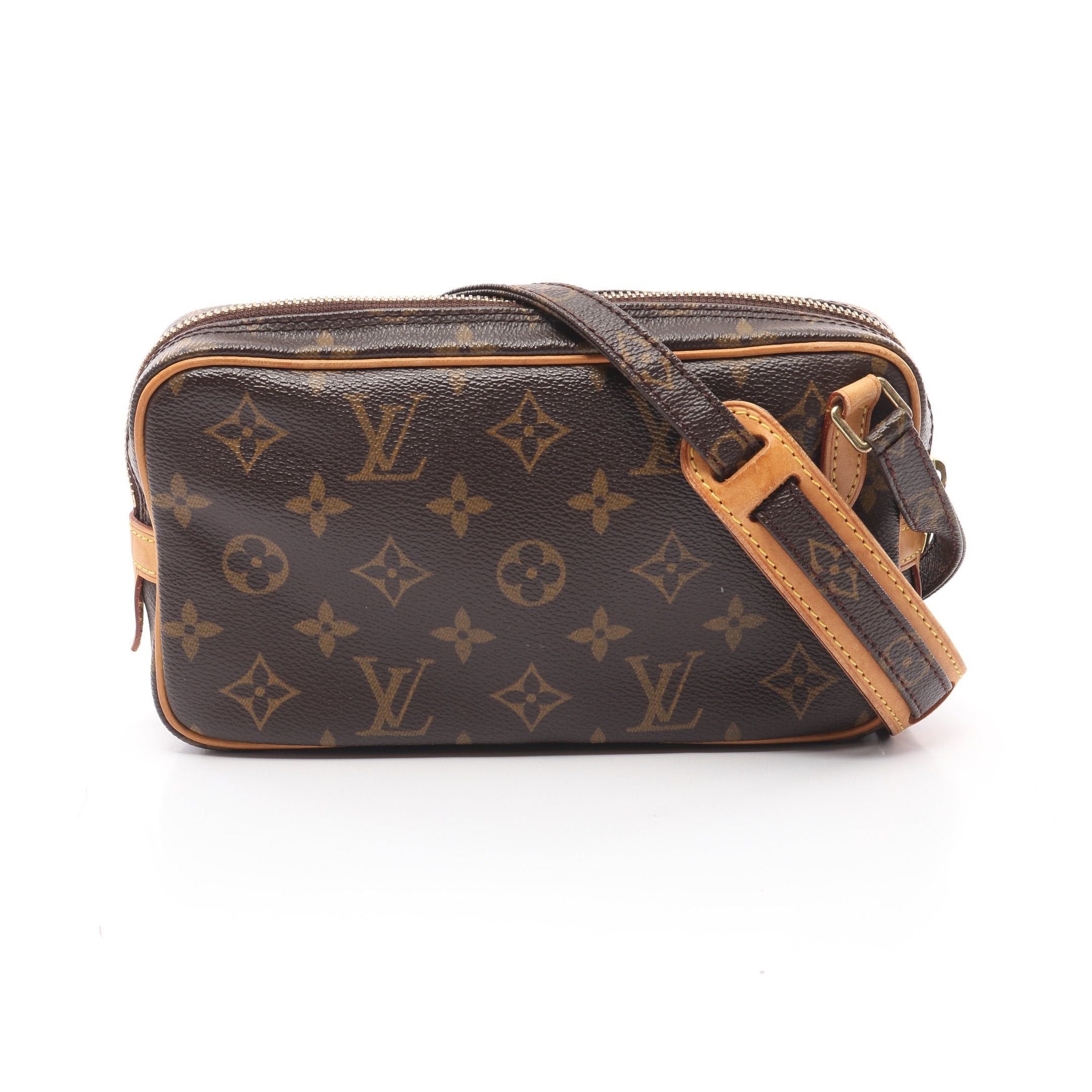Louis Vuitton Louis Vuitton Marly Monogram Shoulder Bag Leather Brown Size ONE SIZE - 1 Thumbnail