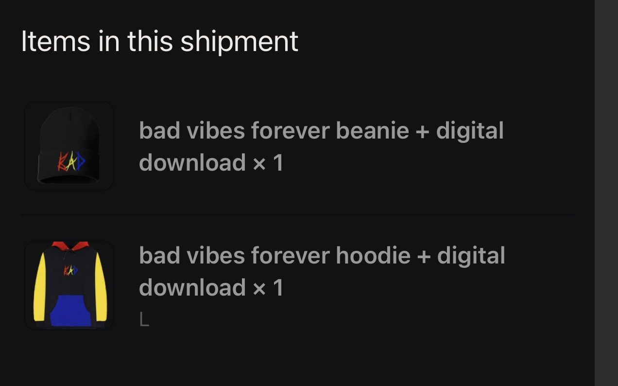 Other XXXTENTACION Bad Vibes Forever Multicolor Hoodie Size Large Size US L / EU 52-54 / 3 - 9 Thumbnail