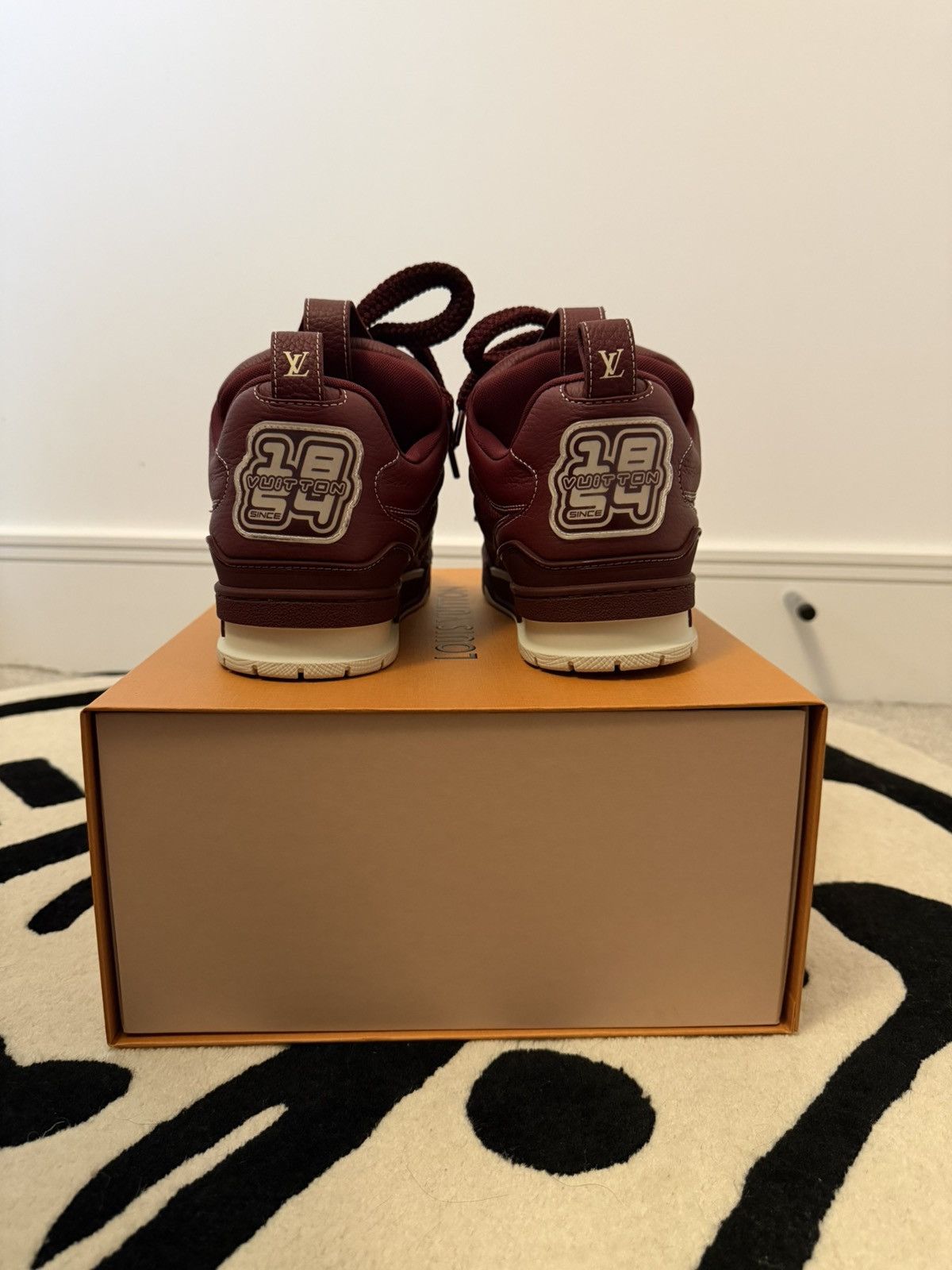 Louis Vuitton Louis Vuitton Skate Sneakers in Bordeaux Red Size US 7.5 / EU 40-41 - 3 Thumbnail