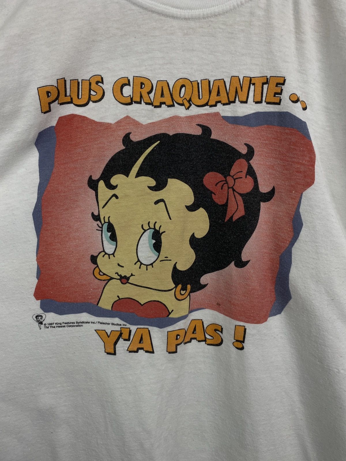 Cartoon Network 🇺🇸 Vintage 90s Betty Boop Plus Craquante Y’a Pas Movie tee Size US L / EU 52-54 / 3 - 5 Thumbnail
