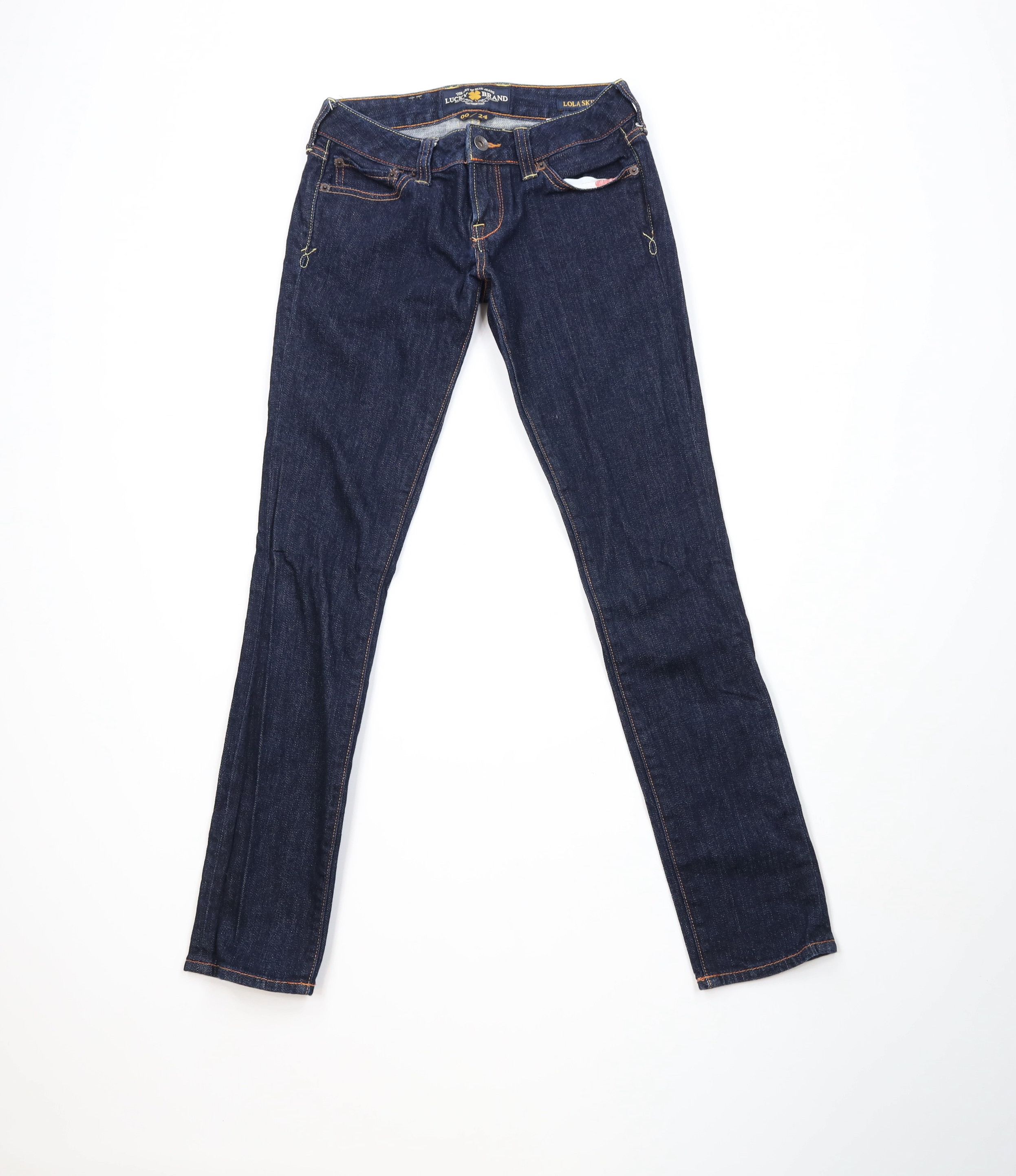 Lucky Brand Y2K Lucky Brand Jeans Lola Skinny Leg Denim Jeans Indigo Size 24" / US 00 / IT 34 - 1 Thumbnail