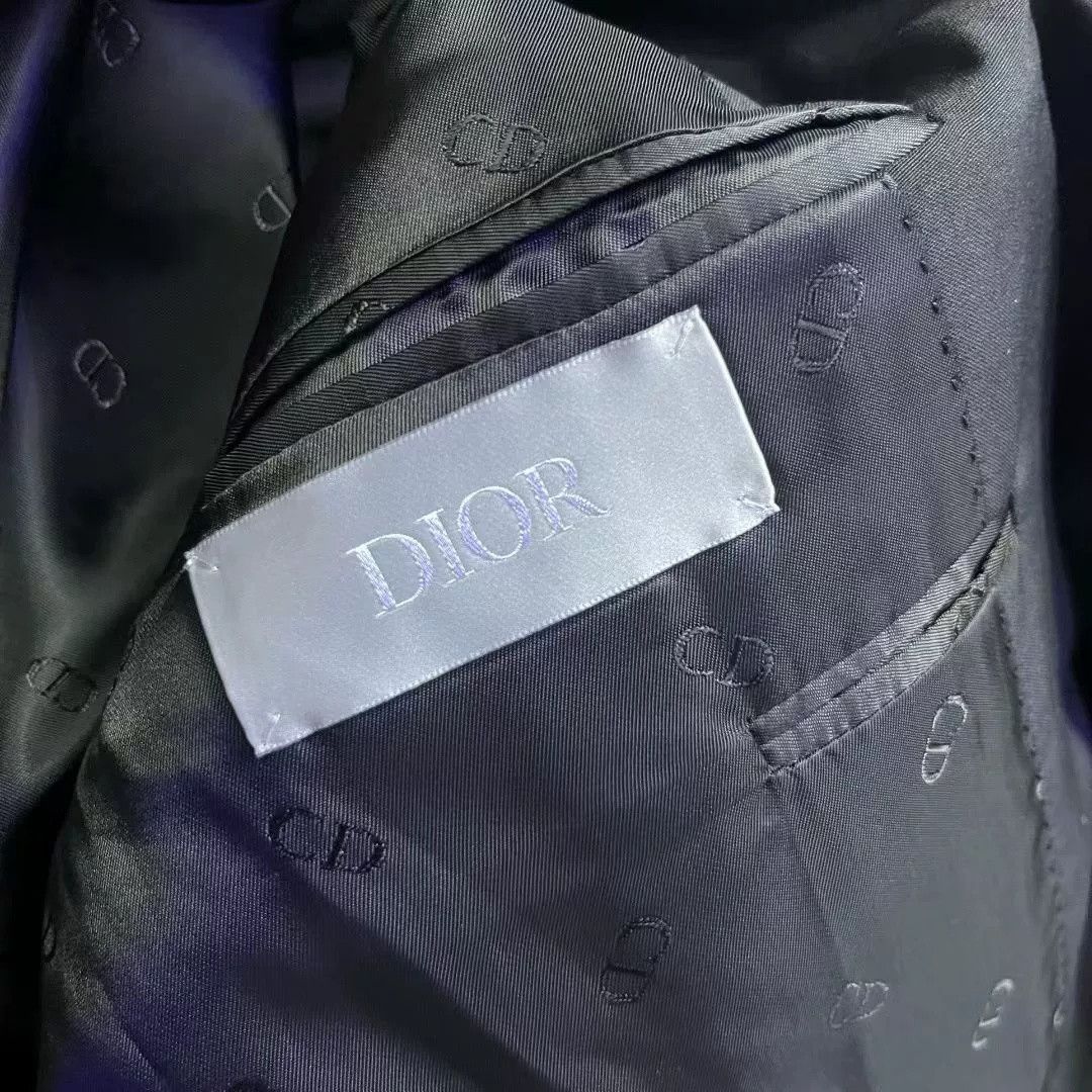 Dior Dior Black Logo Collar Suit Jacket Size US L / EU 52-54 / 3 - 2 Thumbnail