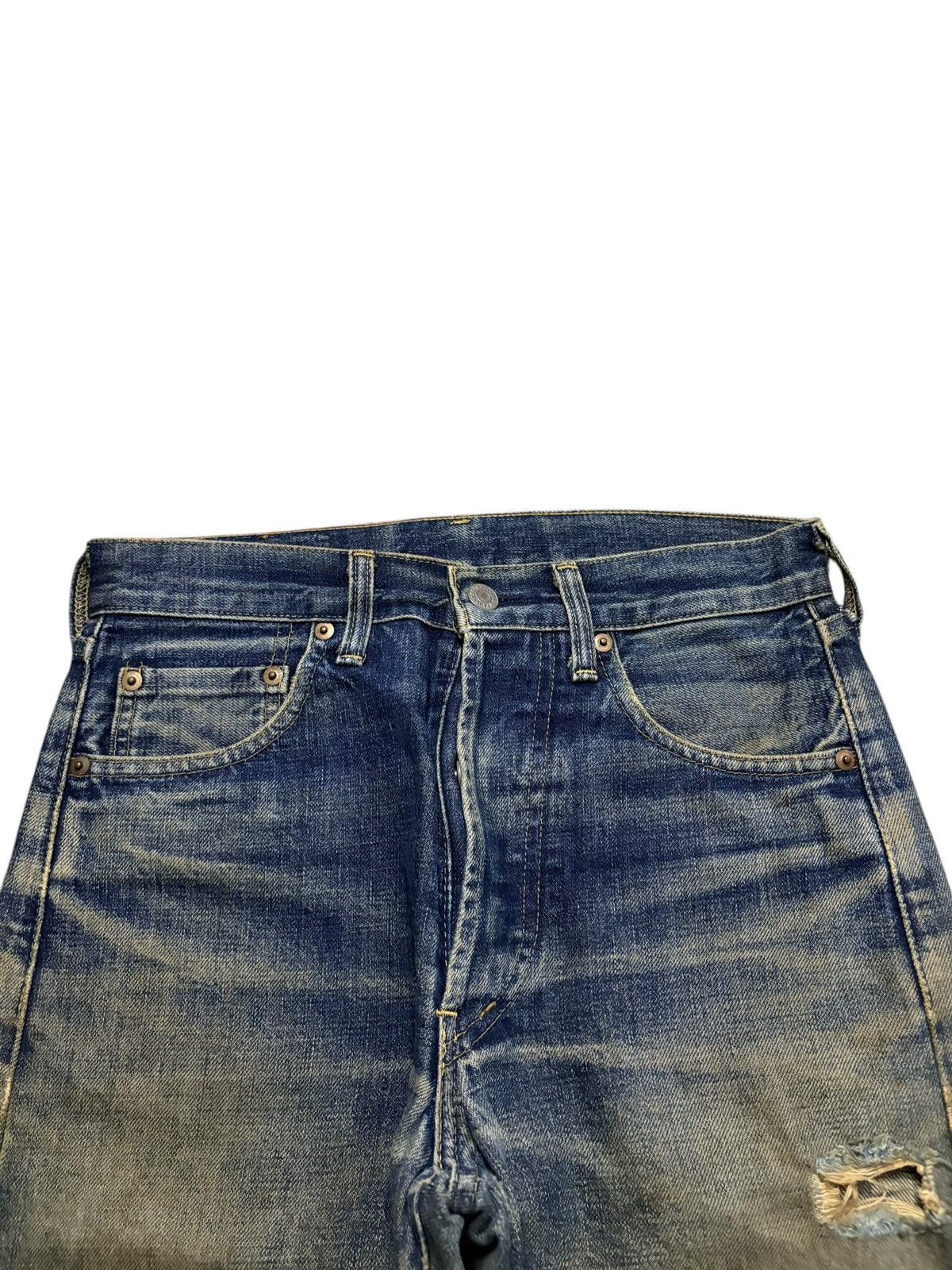 Levi's Vintage 80s Levis 503BXX Big E Selvedge Mud Wash Baggy Jeans Size US 29 - 5 Thumbnail