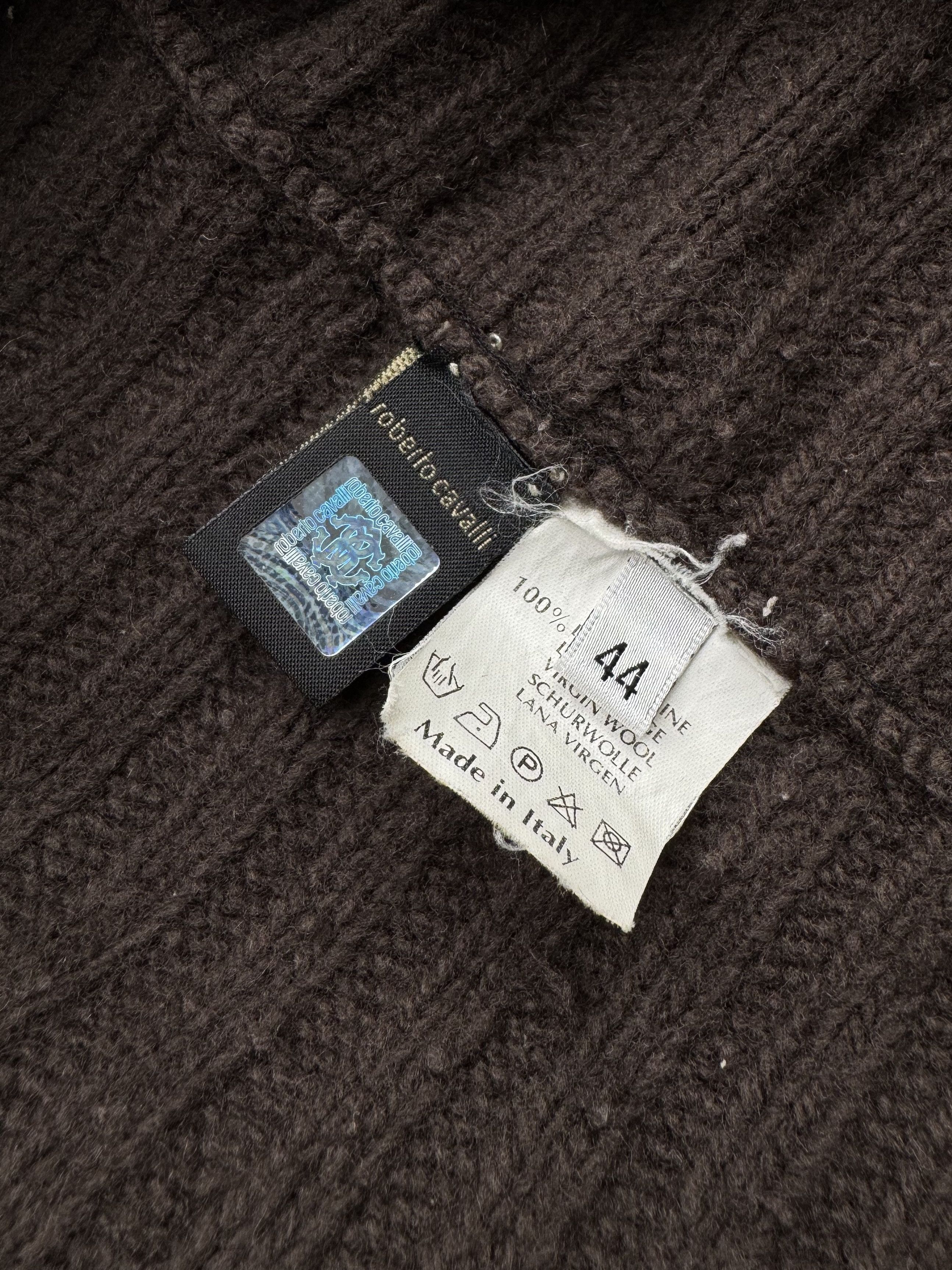 Cavalli Class Class Roberto Class Vintage Wool Cardigan (B253) Size M / US 6-8 / IT 42-44 - 5 Thumbnail
