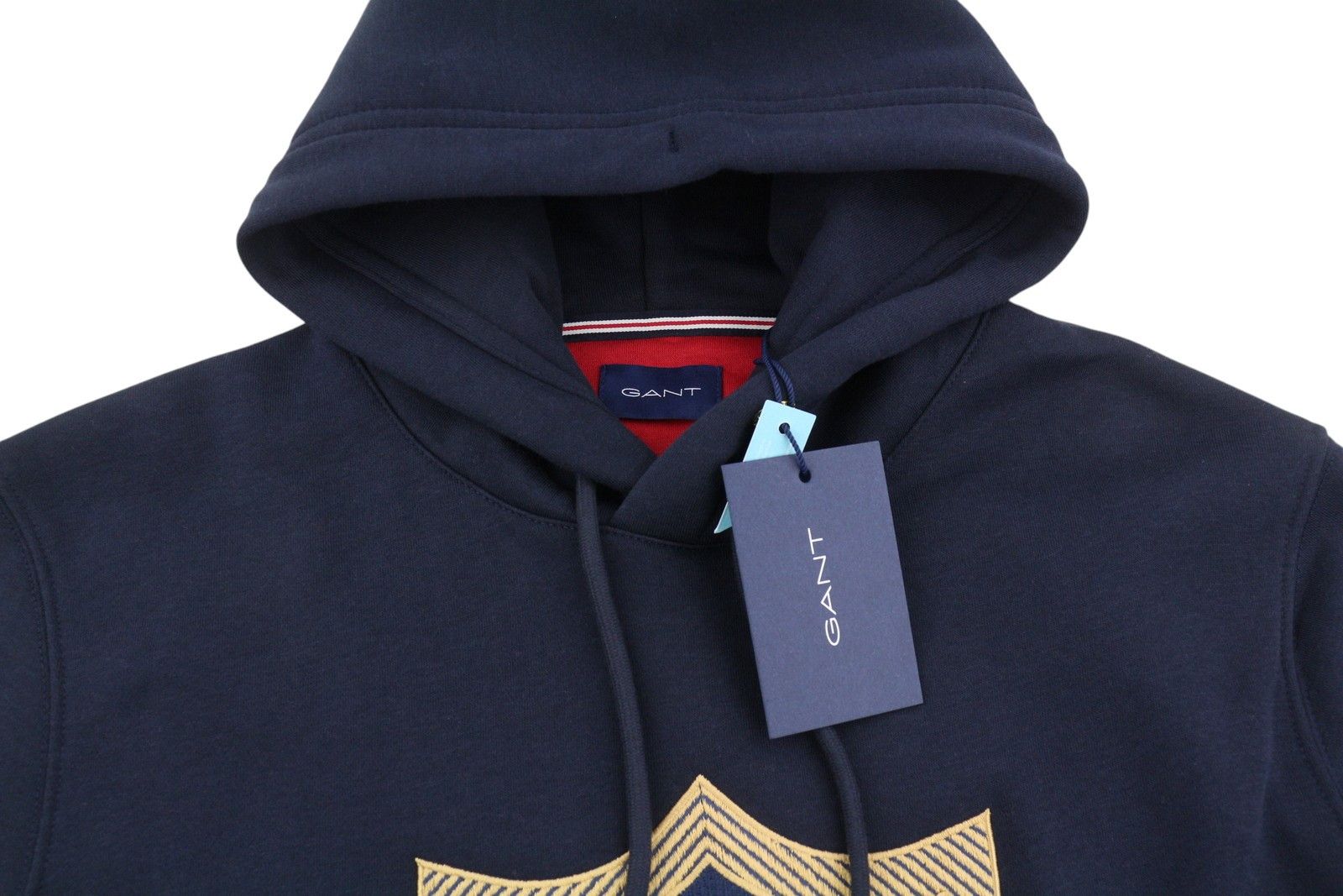 Gant BANNER SHIELD M Evening Blue Logo Hoodie 87237 Size US M / EU 48-50 / 2 - 4 Thumbnail
