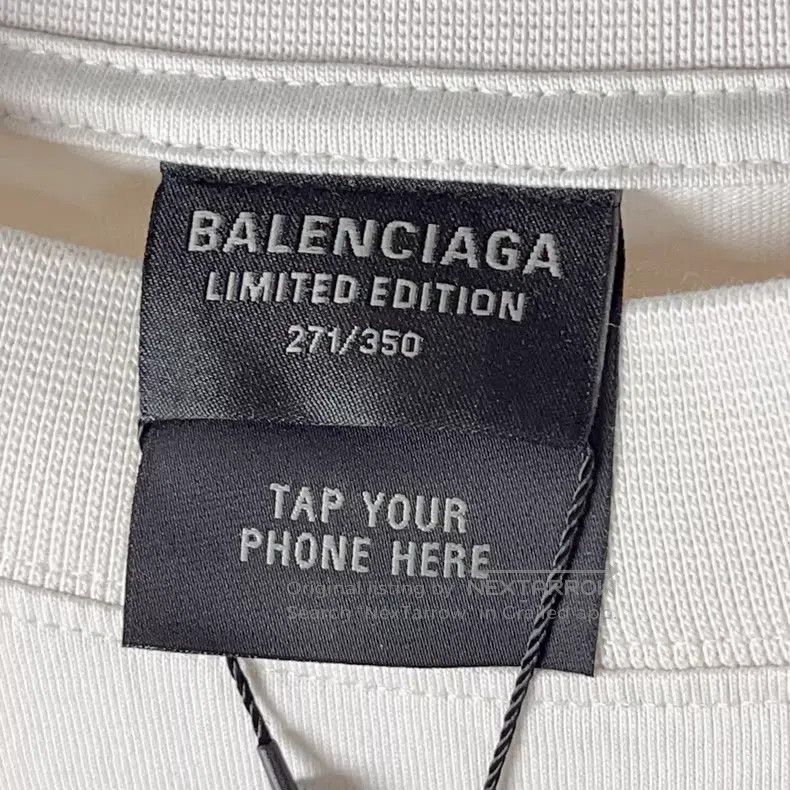 Balenciaga Balenciaga Logo Printed Short Sleeve Round Neck T-Shirt Size US XL / EU 56 / 4 - 4 Thumbnail