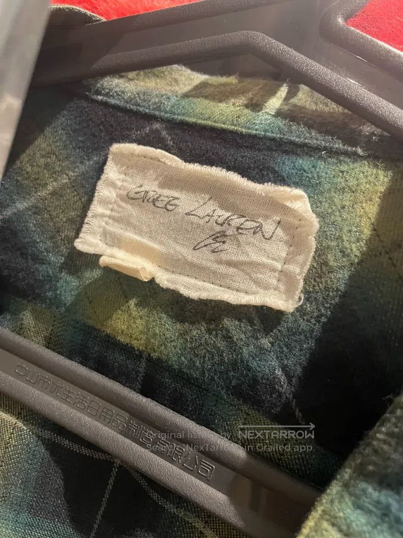 Greg Lauren Greg Lauren Green Plaid Shirt Size US XS / EU 42 / 0 - 2 Thumbnail