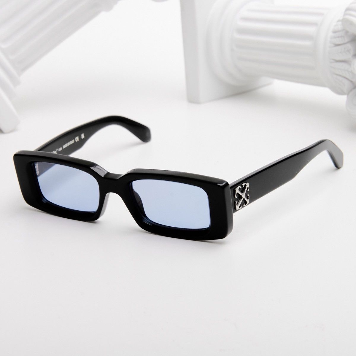 Off-White OFF WHITE ARTHUR BLACK SUNGLASSES Size ONE SIZE - 2 Thumbnail