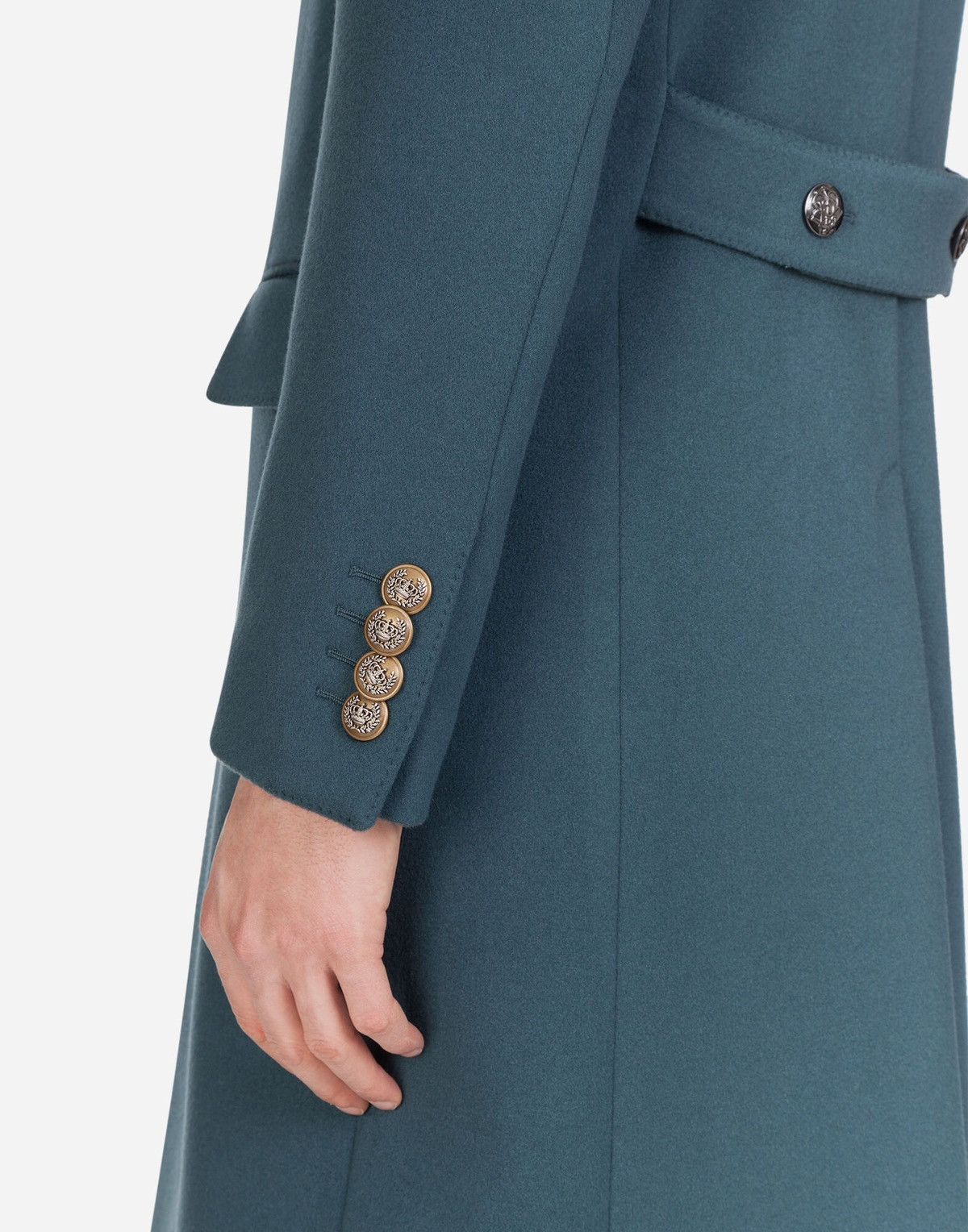 Dolce & Gabbana NWT! $7250 Dolce Gabbana 100% Cashmere Coat Metal Button Size US XL / EU 56 / 4 - 4 Thumbnail