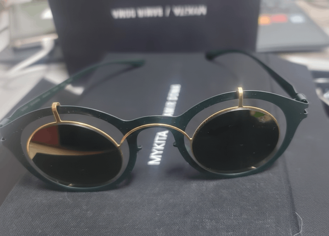 Mykita mykita x damir doma bradfield sunglasses green / gold Size ONE SIZE - 2 Thumbnail