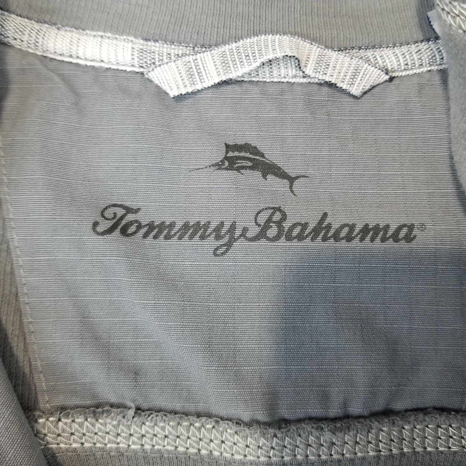 Tommy Bahama Tommy Bahama Tobago Bay Half Zip Men’s Small Gray Aqua Size US S / EU 44-46 / 1 - 4 Thumbnail