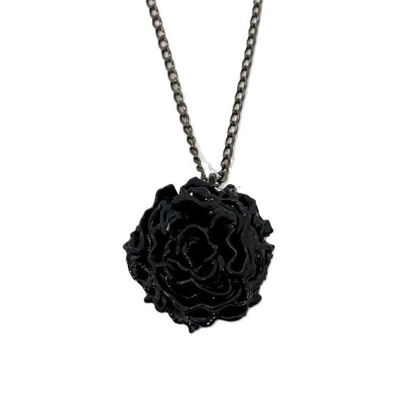 Valentino Valentino Valentino Rose Flower Pendant Necklace Metal Necklace UY0J0N24GMU in Great Condition Size ONE SIZE - 1 Thumbnail