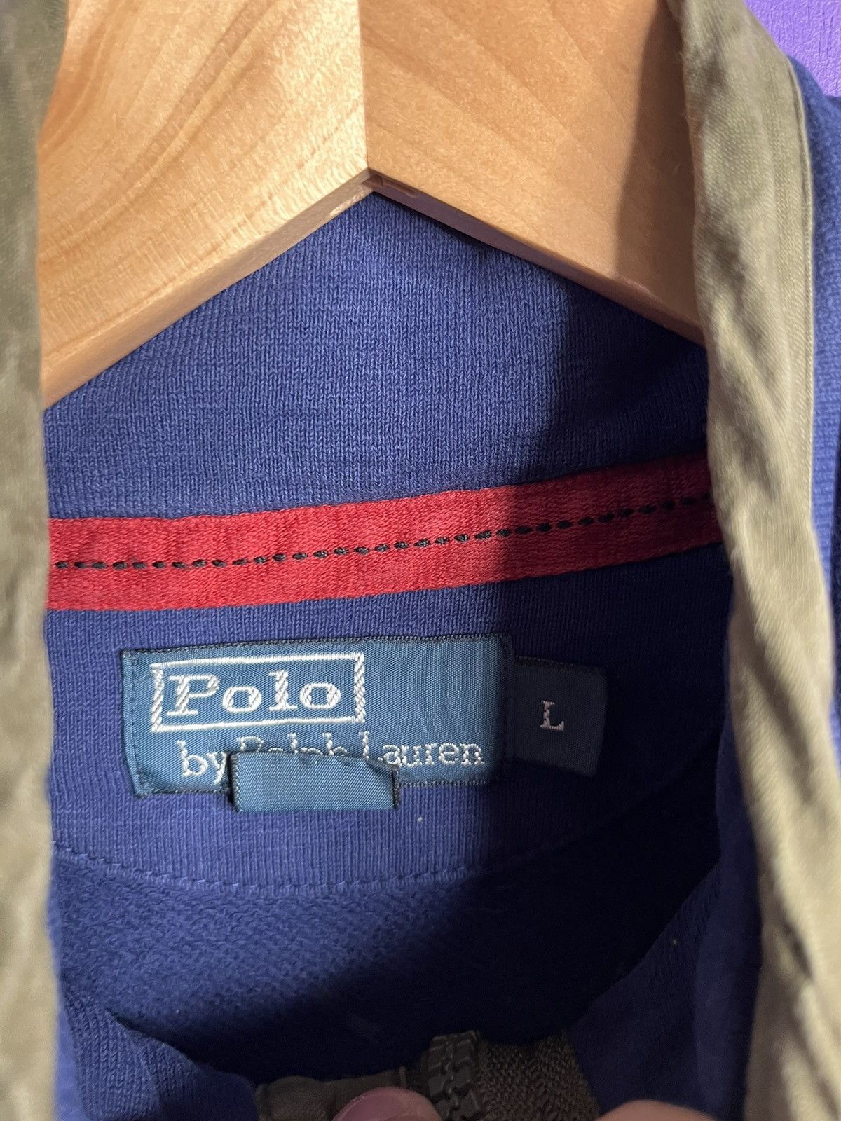 Polo Ralph Lauren Vintage 90s Polo Ralph Lauren snap button polo shirt Size US L / EU 52-54 / 3 - 4 Thumbnail