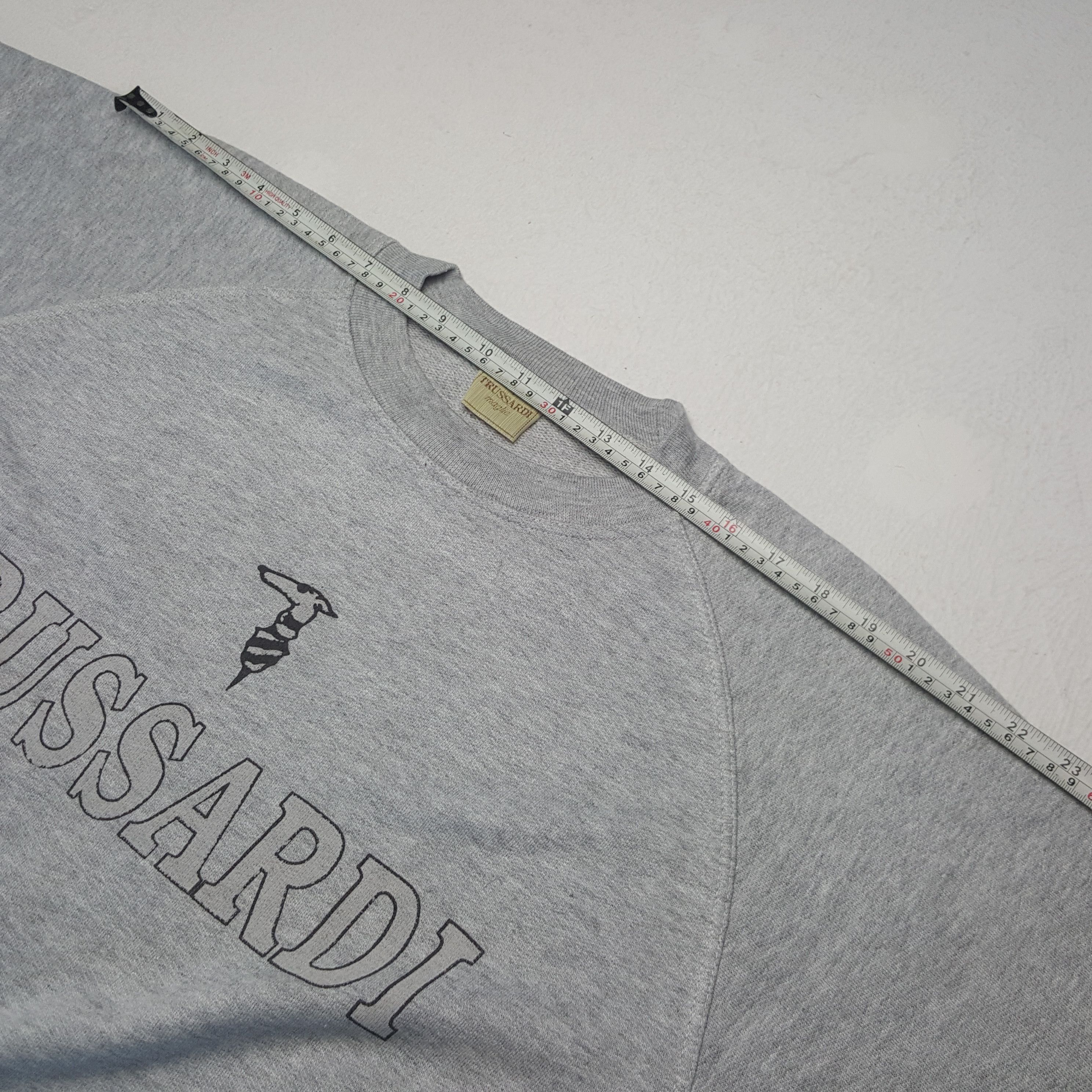 Trussardi × Vintage Vintage Trussardi Embroidery Logo Sweatshirt Size US L / EU 52-54 / 3 - 7 Thumbnail