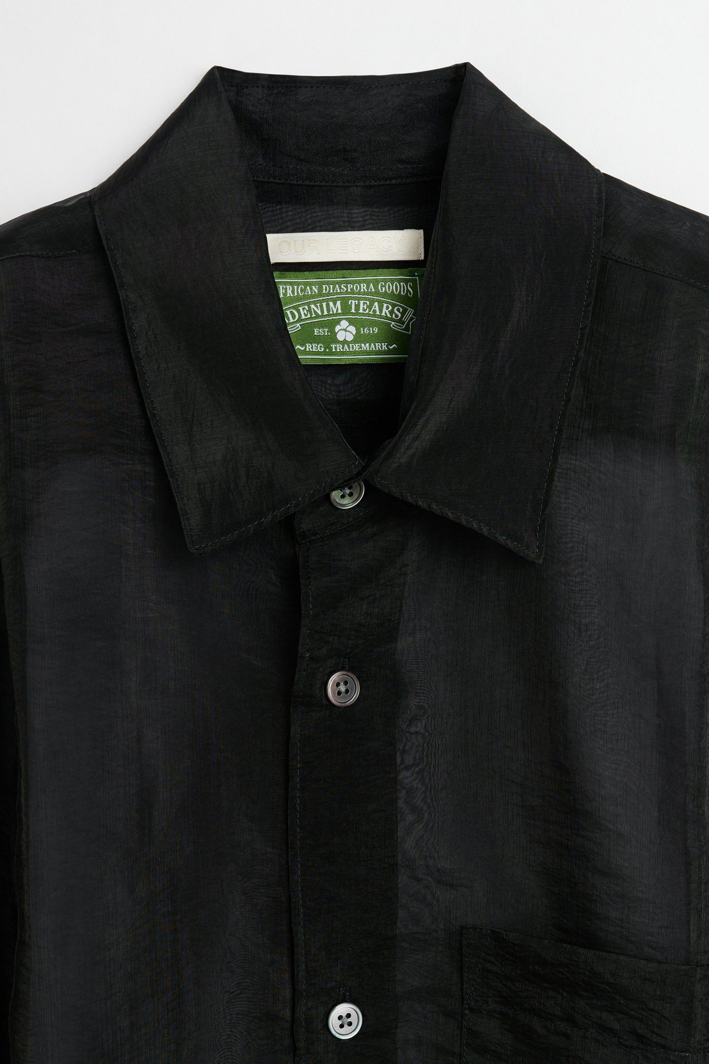 DENIM TEARS × Our Legacy DENIM TEARS OUR LEGACY INITIAL BUTTON UP SHIRT Size US L / EU 52-54 / 3 - 2 Thumbnail