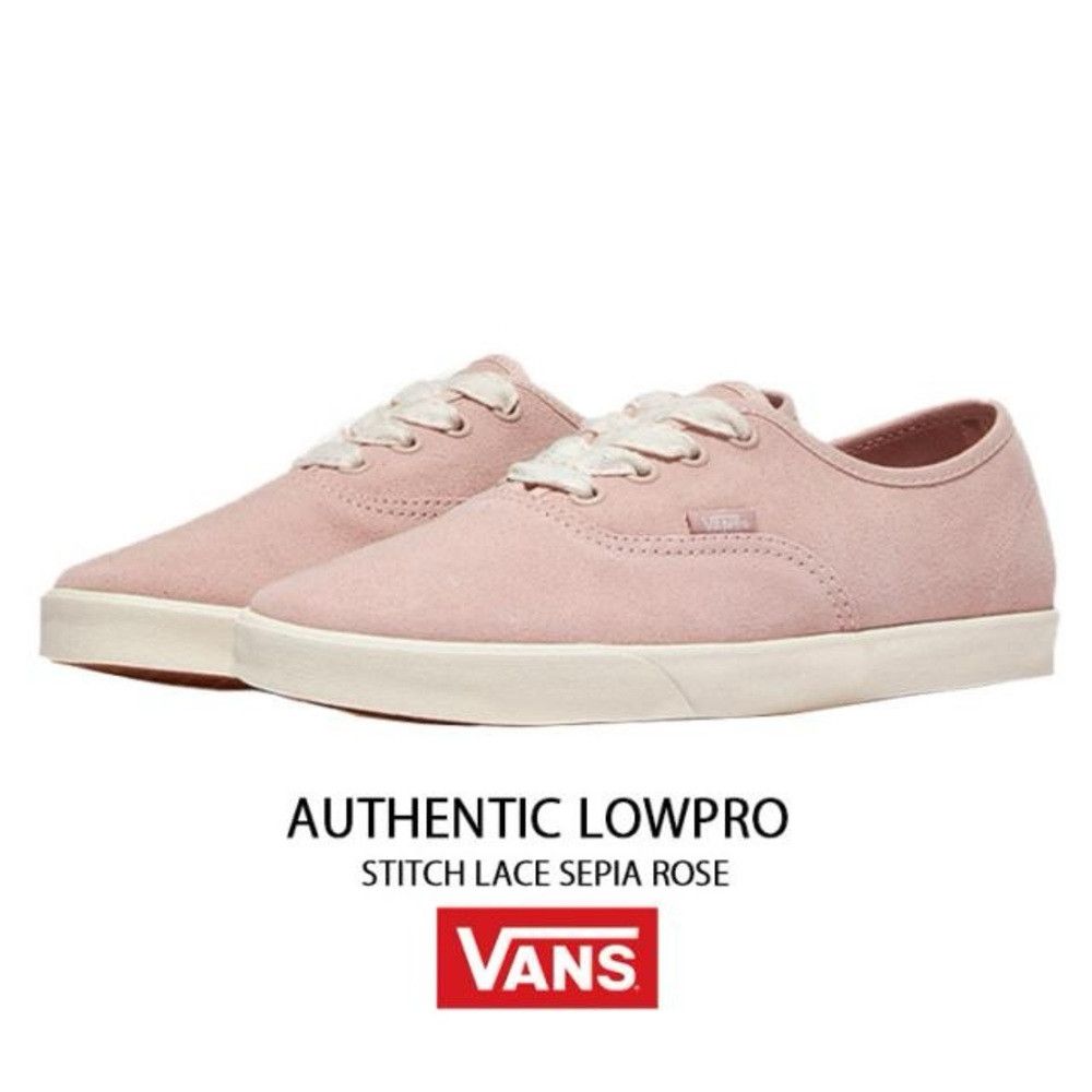 Vans authentic lowpro vans stitch lace sepia rose sneakers Size US 6 / IT 36 - 4 Thumbnail