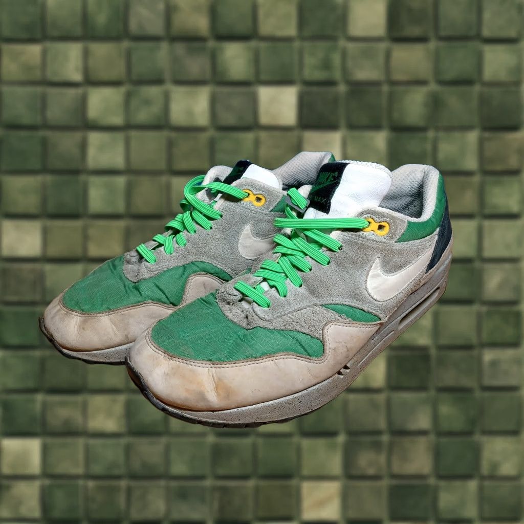Nike VINTAGE Nike Air Max 1 2006 Skulls Pack Classic Green Sneakers size 9.5 Mens Shoes Size US 10 / EU 43 - 1 Thumbnail