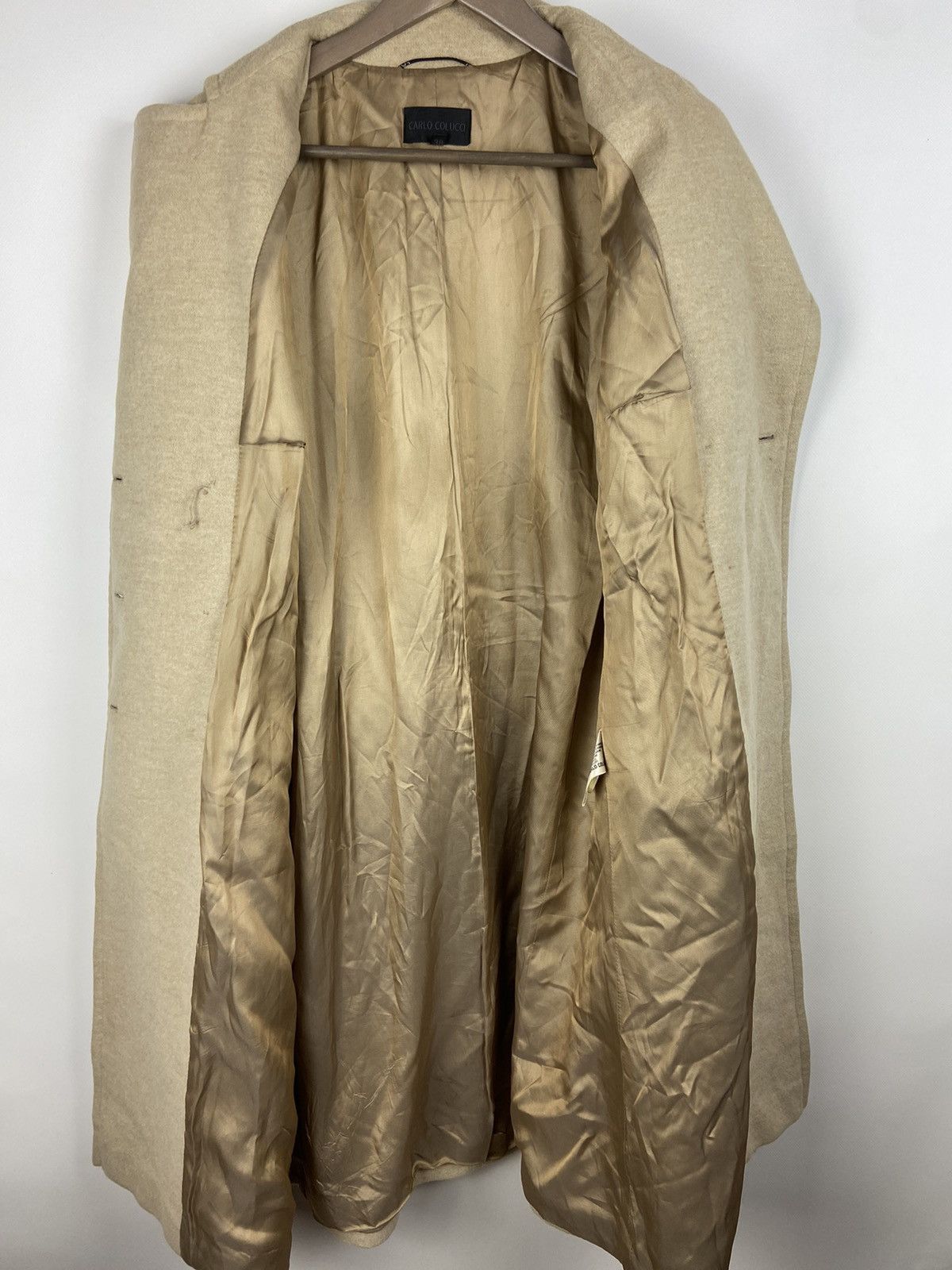 Carlo Colucci Carlo Colucci Luxury Beige ANGORAWOOL LAMBSWOOL CASHMERE Size XS / US 0-2 / IT 36-38 - 20 Thumbnail