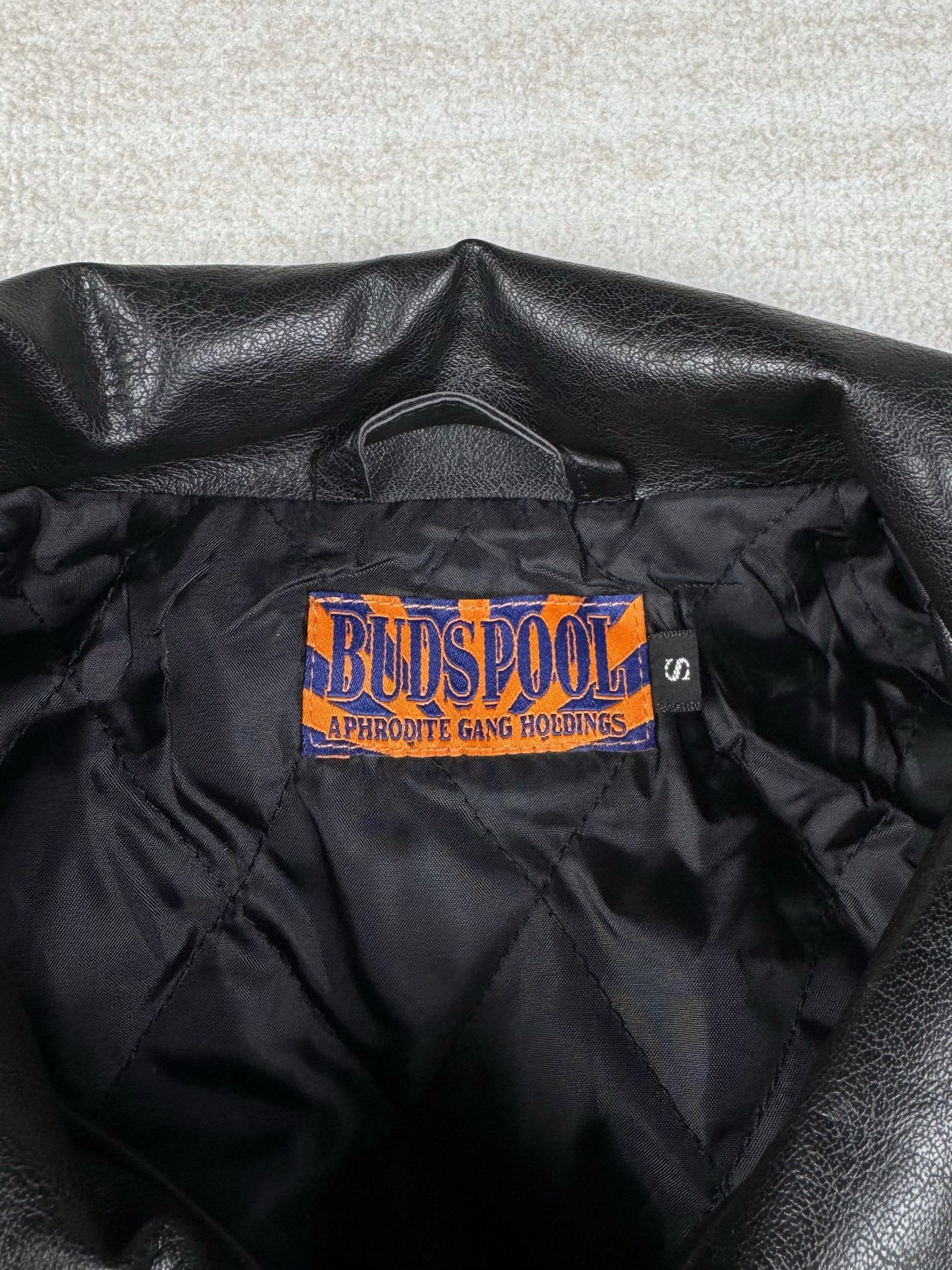 Japanese Brand BUDSPOOL ALL DAY - FAUX LEATHER ZIP JACKET Size US S / EU 44-46 / 1 - 8 Thumbnail