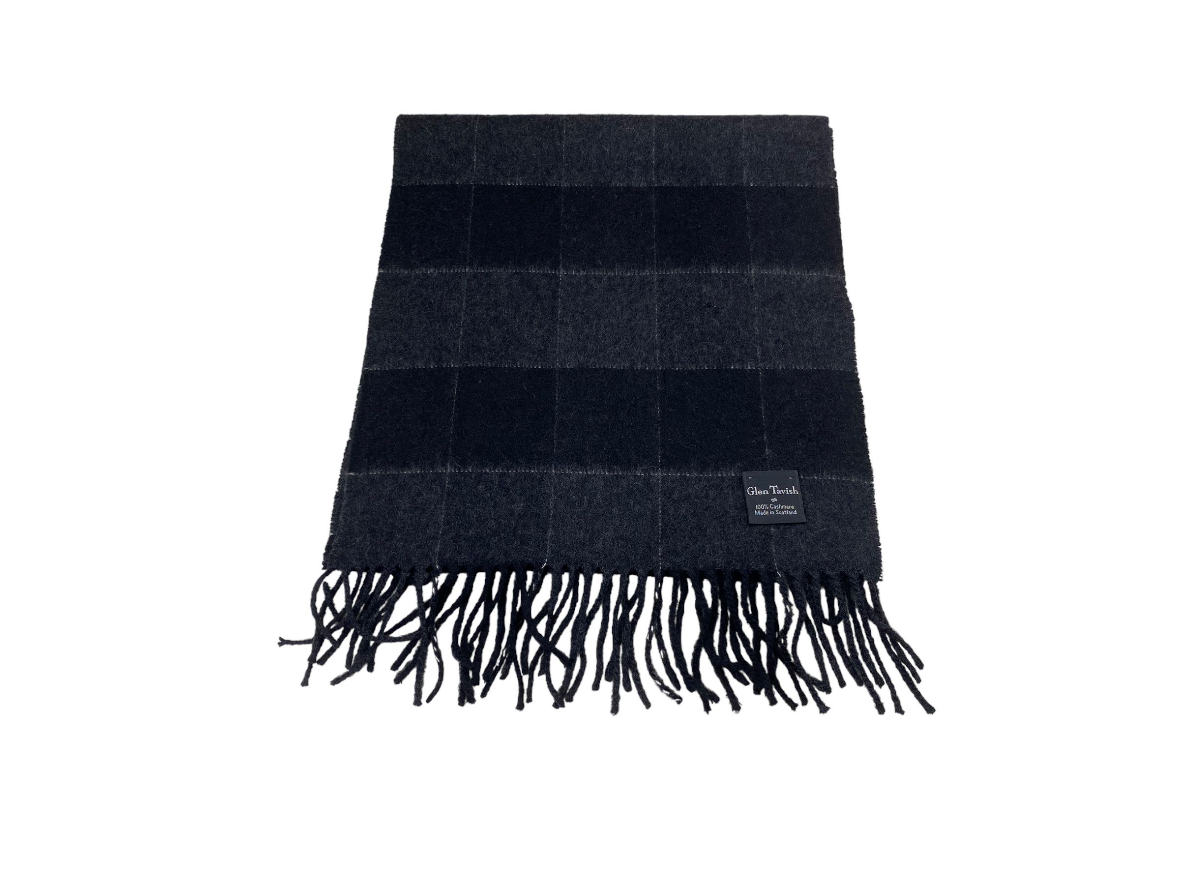 Vintage Vintage Glen Tarvish Cashmere Scarf Checkered Plaid 70s Size ONE SIZE - 7 Thumbnail