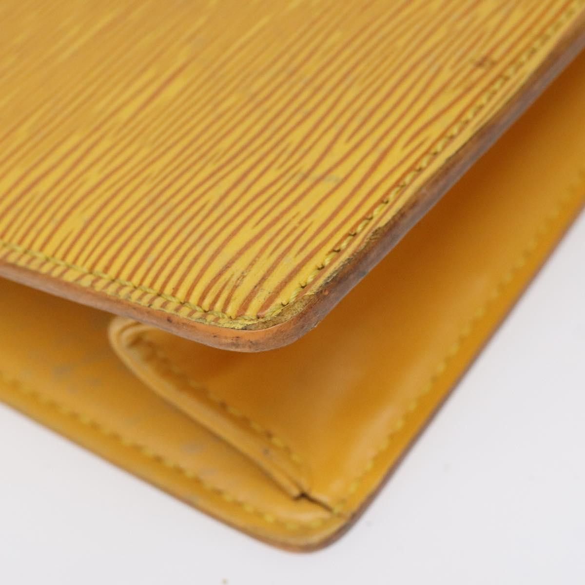 Louis Vuitton LOUIS VUITTON Epi Sac Plat Hand Bag Yellow M52079 Size ONE SIZE - 16 Thumbnail