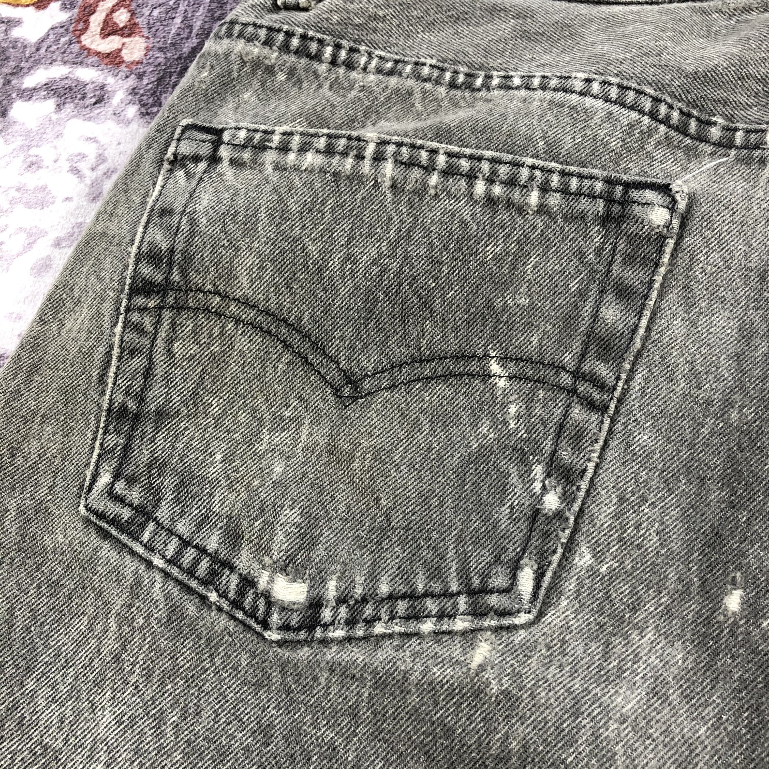 Levi's × Vintage 90s Vintage Levis 501 Jeans-JM2437 Size US 35 - 7 Thumbnail