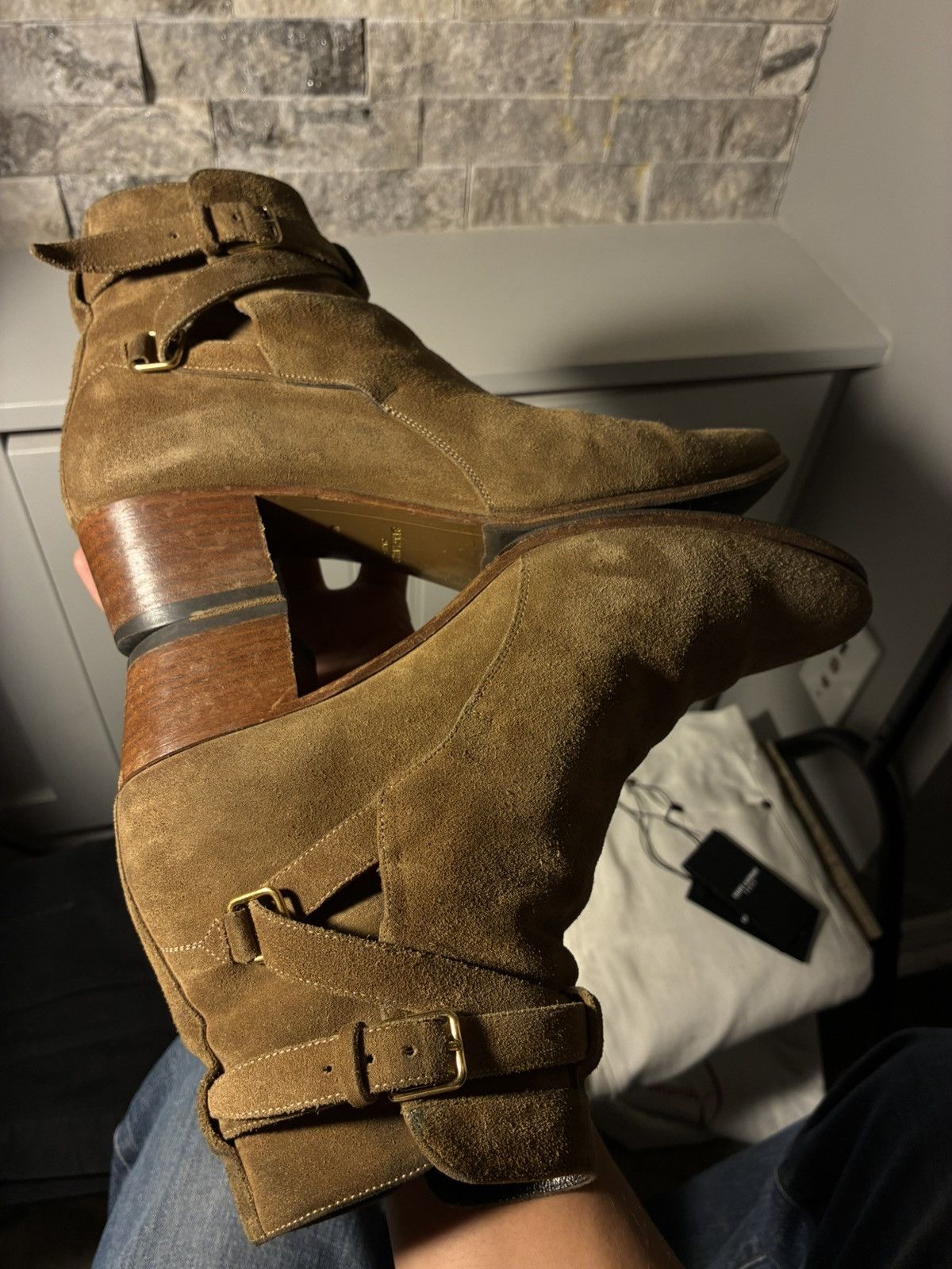 Saint Laurent Paris Saint Laurent Boots Size US 6.5 / EU 39-40 - 5 Thumbnail