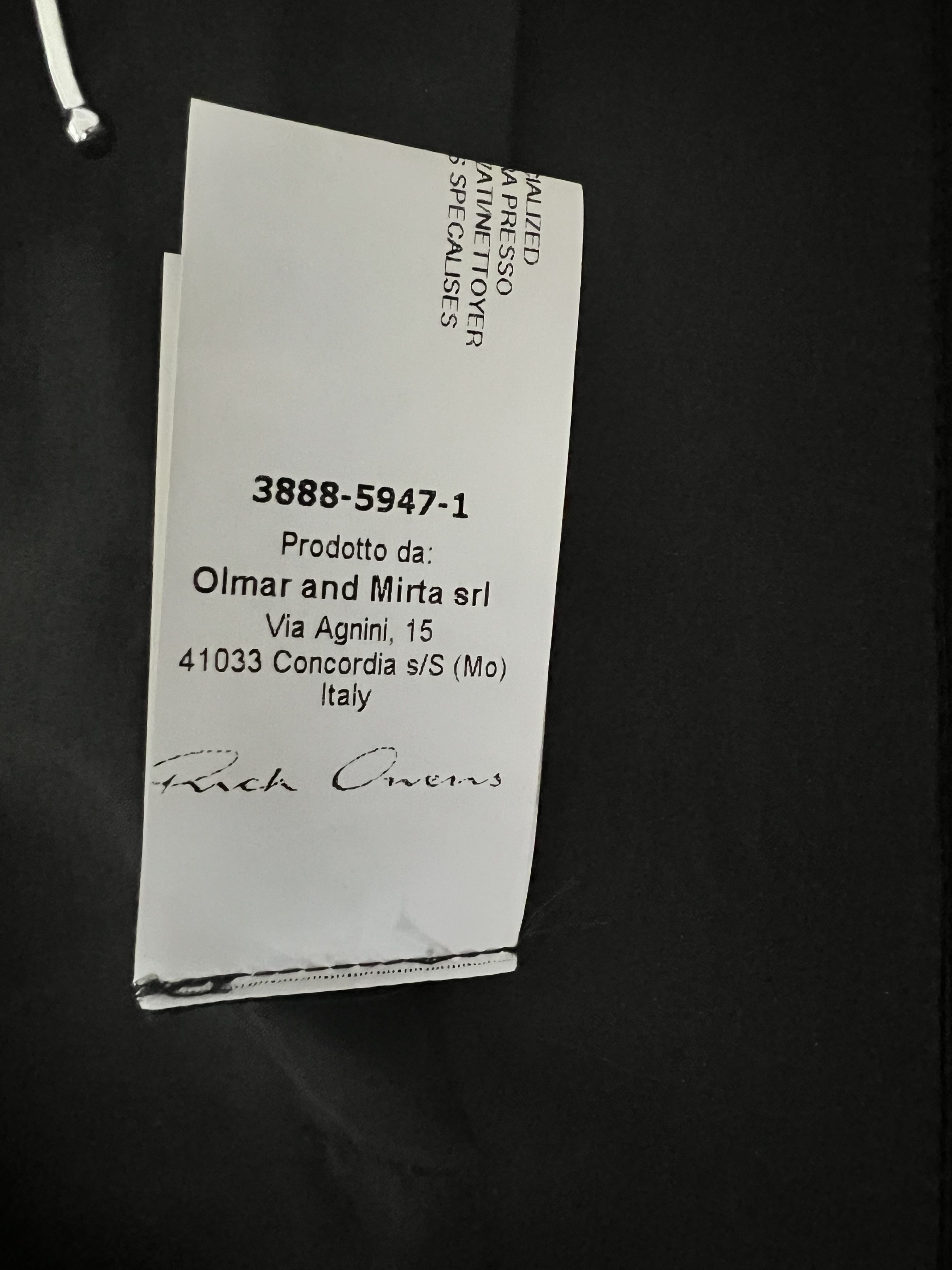 Rick Owens Runway MOODY FW14 Cashmere Embroidered Size S / US 4 / IT 40 - 15 Thumbnail