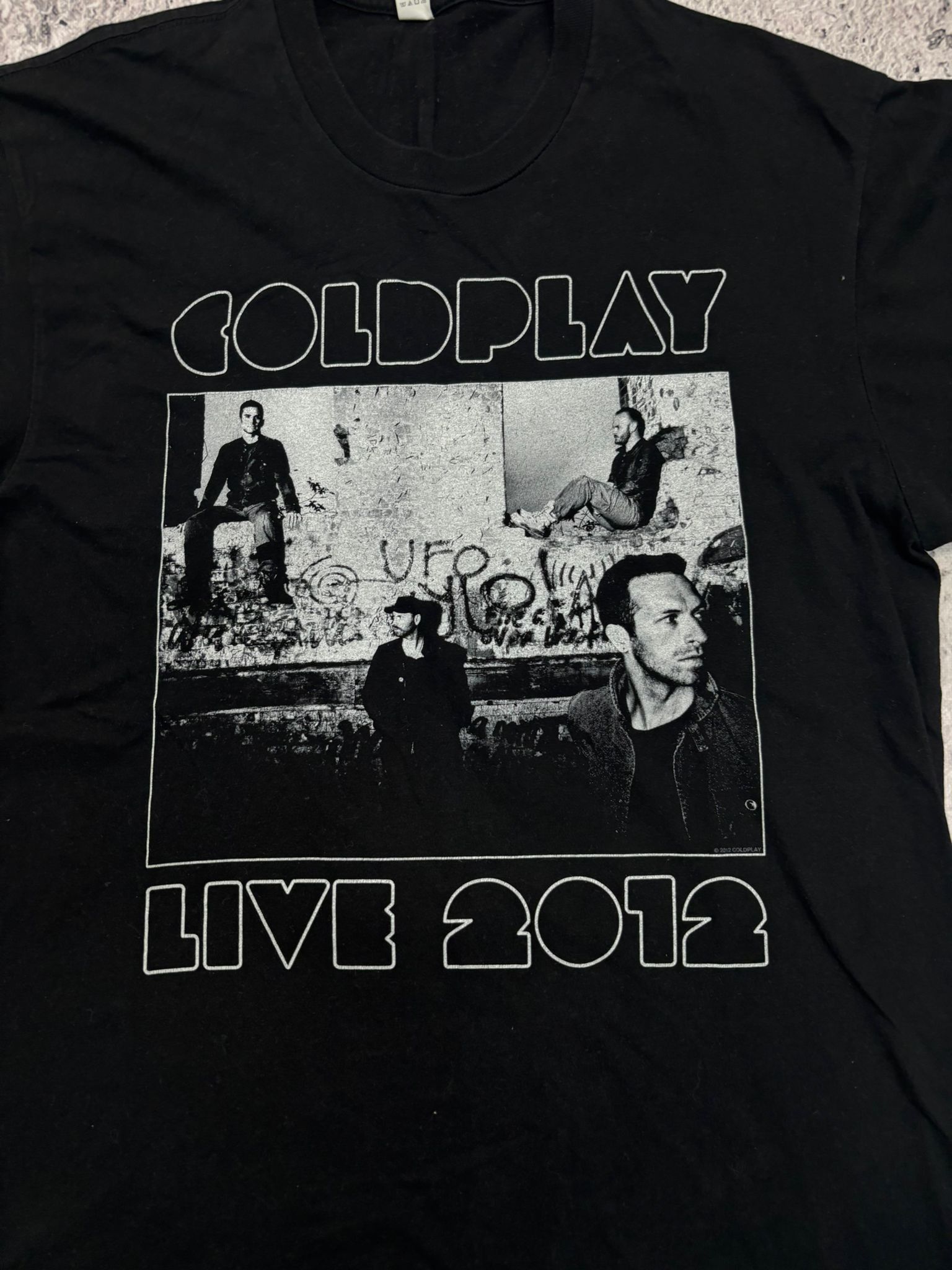 Band Tees Koszulka Coldplay live 2012 T-shirt Size US L / EU 52-54 / 3 - 2 Thumbnail