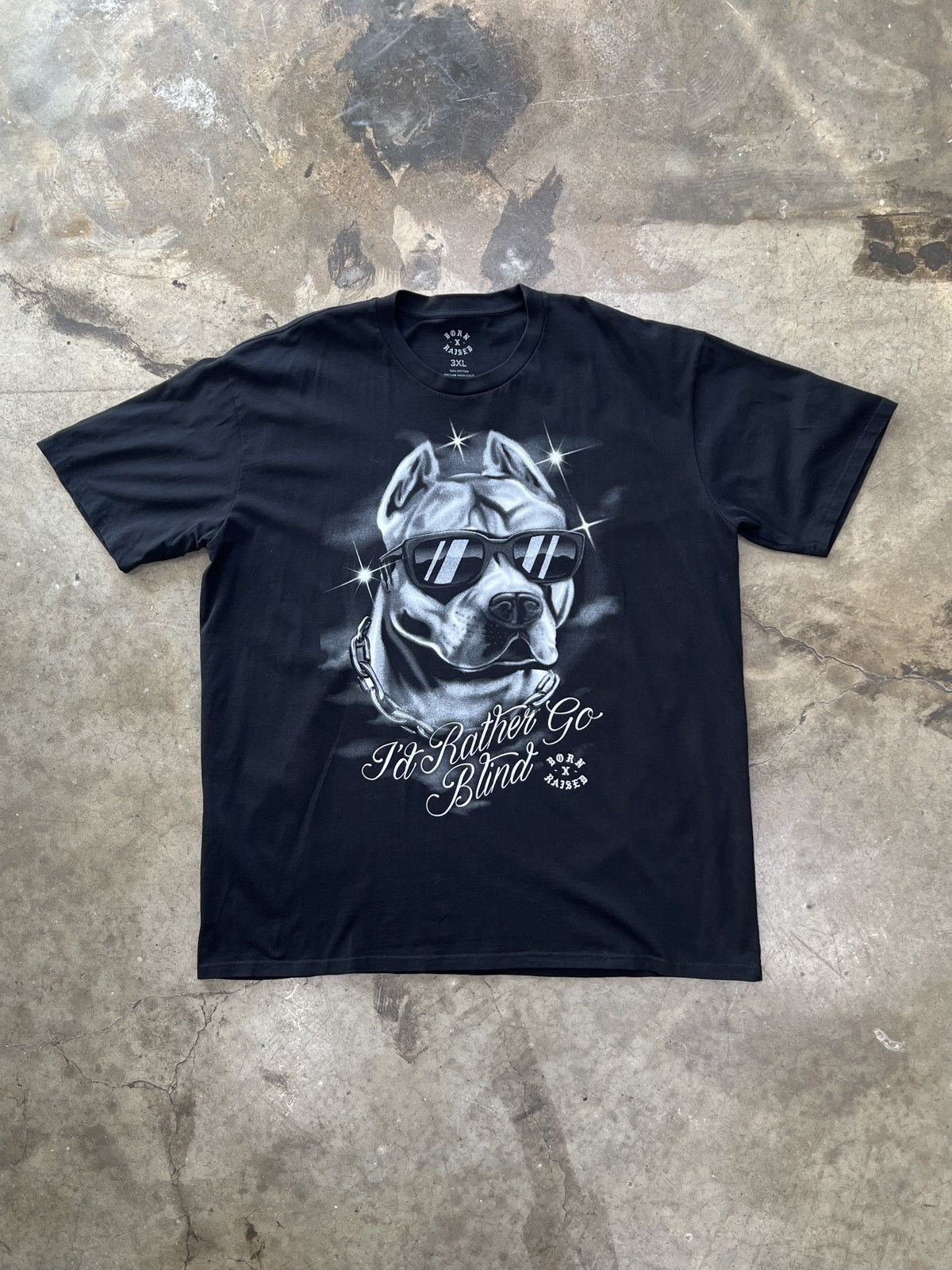 Born X Raised Born x Raised I'd Rather Go Blind Pitbull Shirt XXXL Size US XXL / EU 58 / 5 - 2 Thumbnail