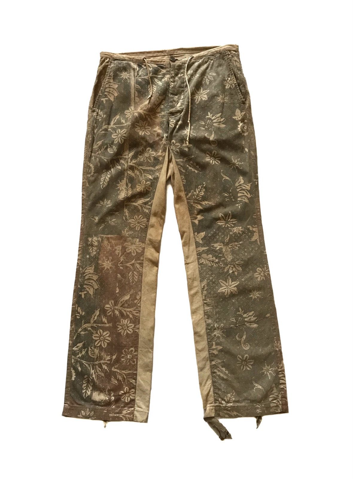 14th Addiction × 20471120 × Beauty Beast JAPANESE BRAND HOMAREYA FULLPRINT FLOWER TROUSER PANTS Size US 32 / EU 48 - 1 Thumbnail
