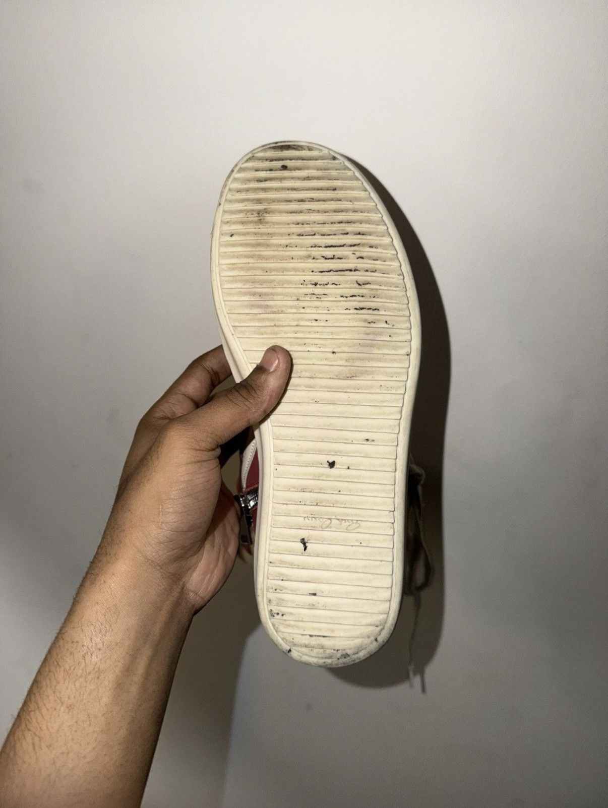 Rick Owens Rare red geobasket Size US 7 / EU 40 - 2 Thumbnail