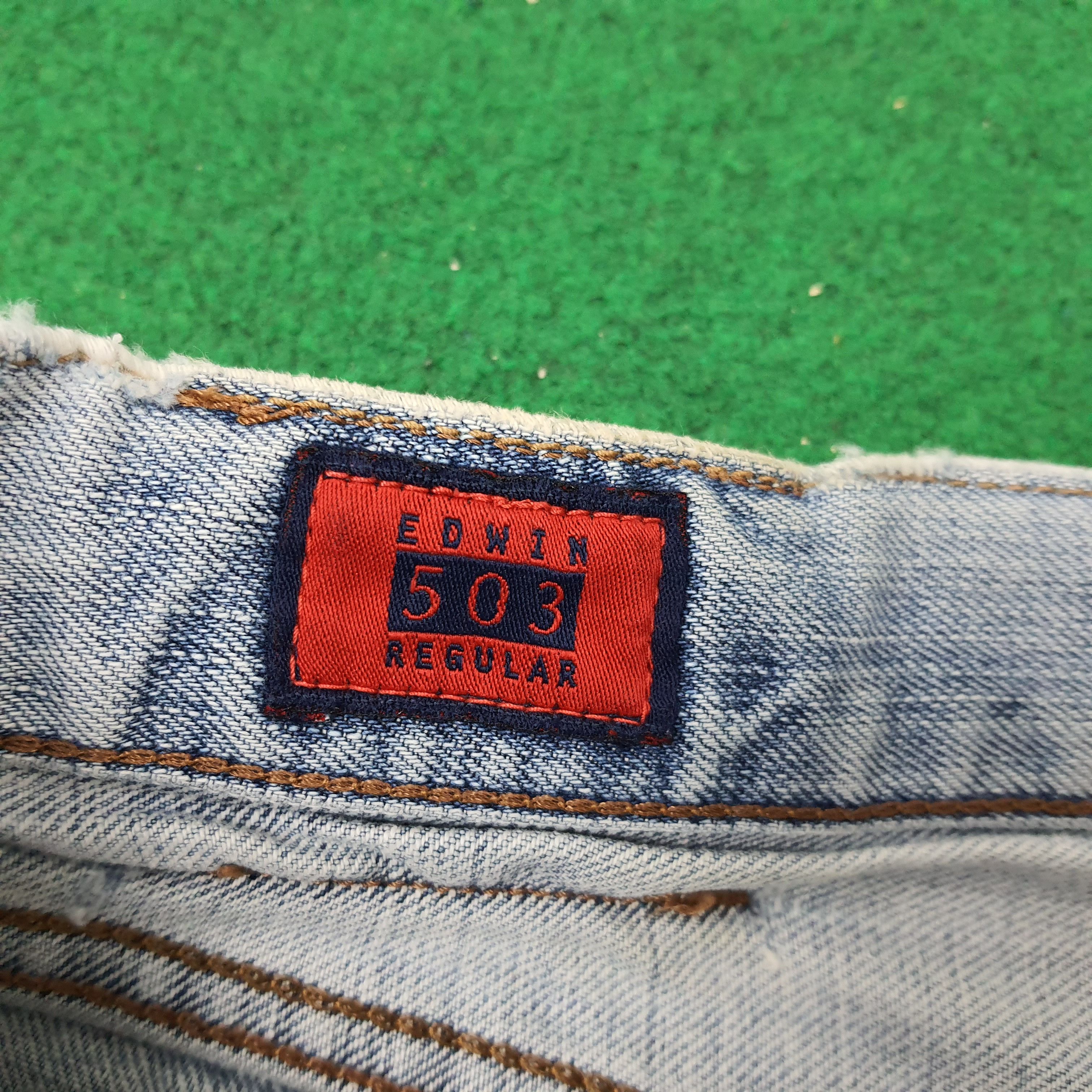 Edwin Vintage Edwin 503 Distressed Style Denim C272N24 Size US 29 - 10 Thumbnail