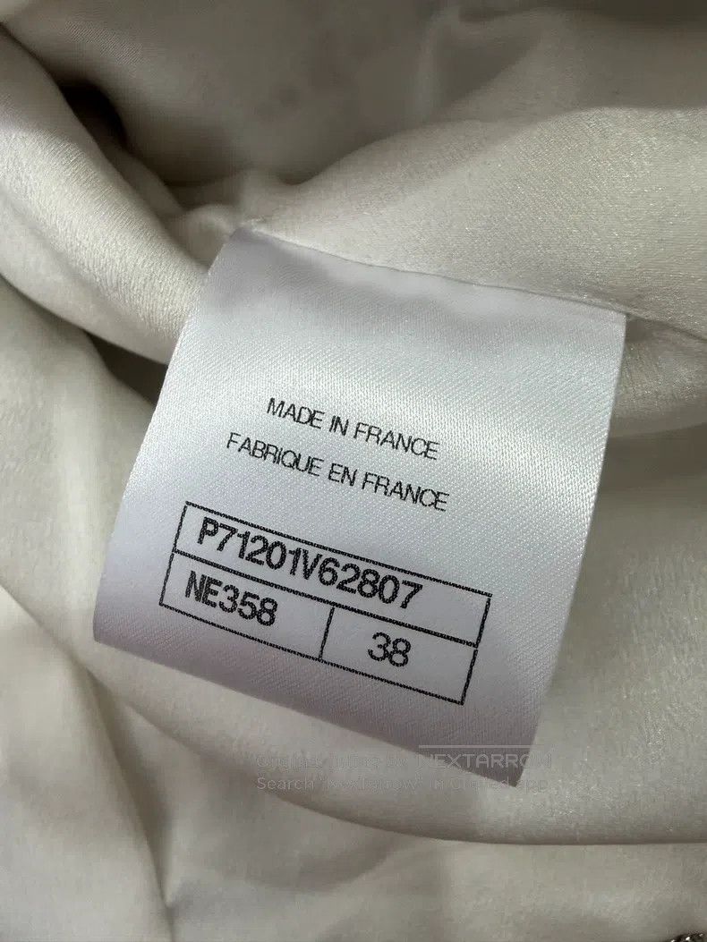 Chanel Chanel White plaid zipper jacket Size XS / US 0-2 / IT 36-38 - 5 Thumbnail
