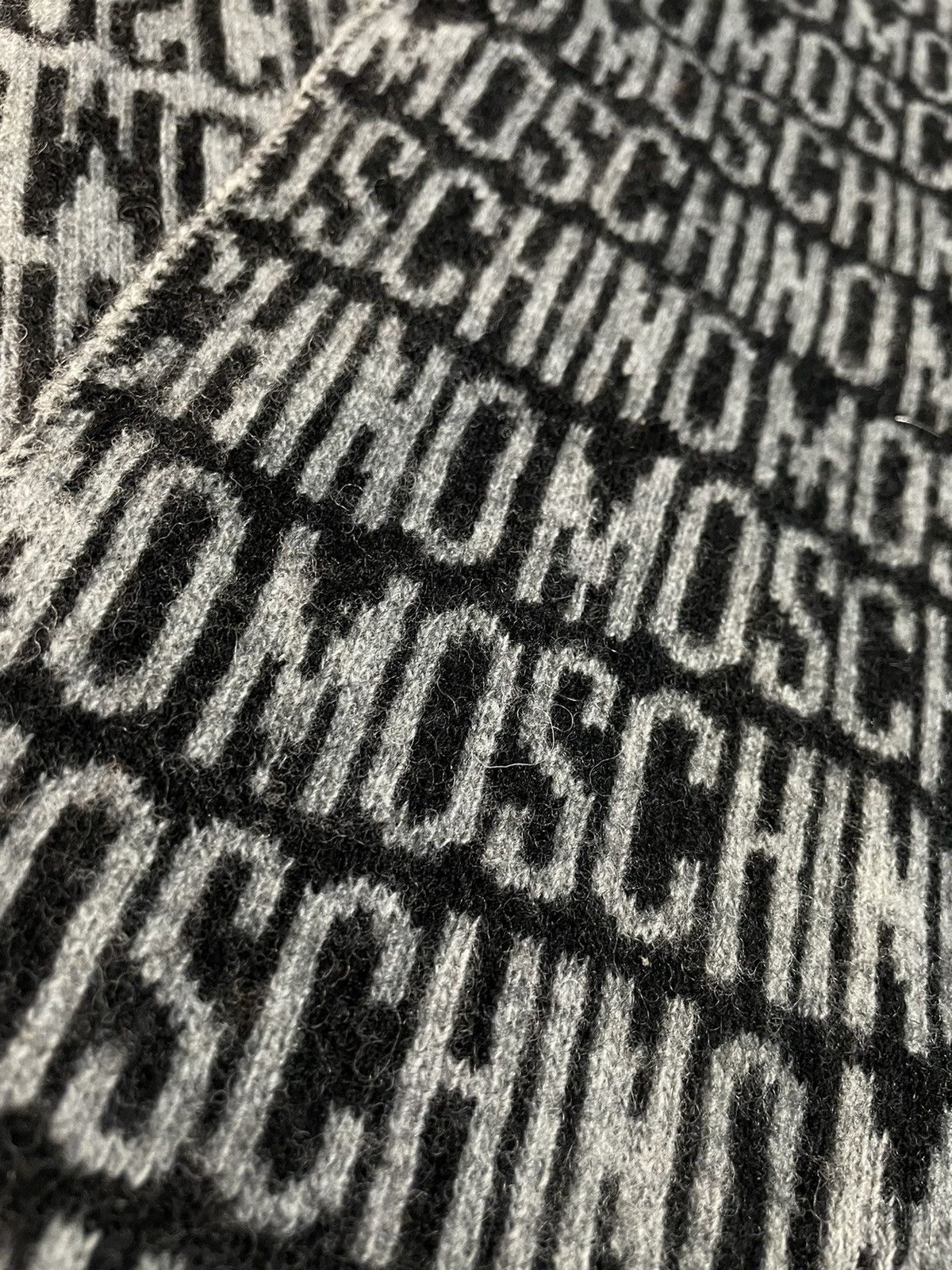 Moschino Moschino scarf wool monogram logo Size ONE SIZE - 3 Thumbnail