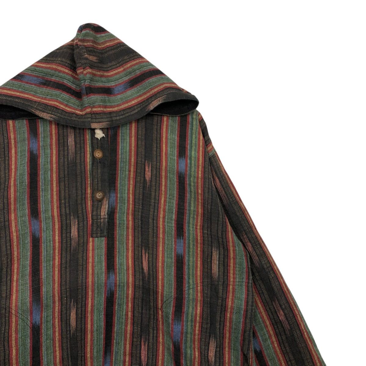 Japanese Brand 🔥VINTAGE BAJRA PULL OVER HICKORY STRIPED LAXMI ISSEY MIYAKE Size US M / EU 48-50 / 2 - 8 Thumbnail
