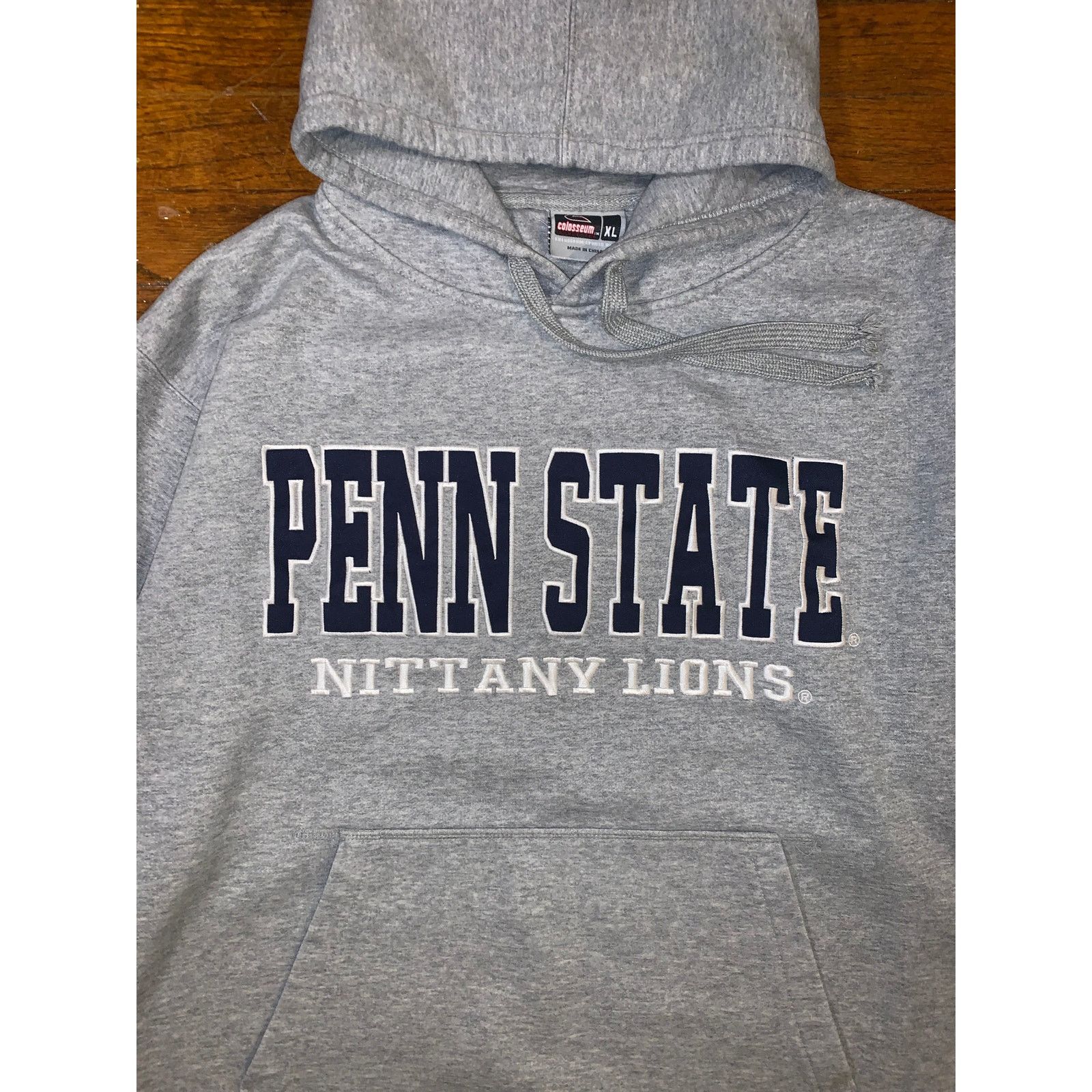 Vintage Penn State Nittany Lions Hoodie XL Gray Colosseum NCAA Size US XL / EU 56 / 4 - 2 Thumbnail