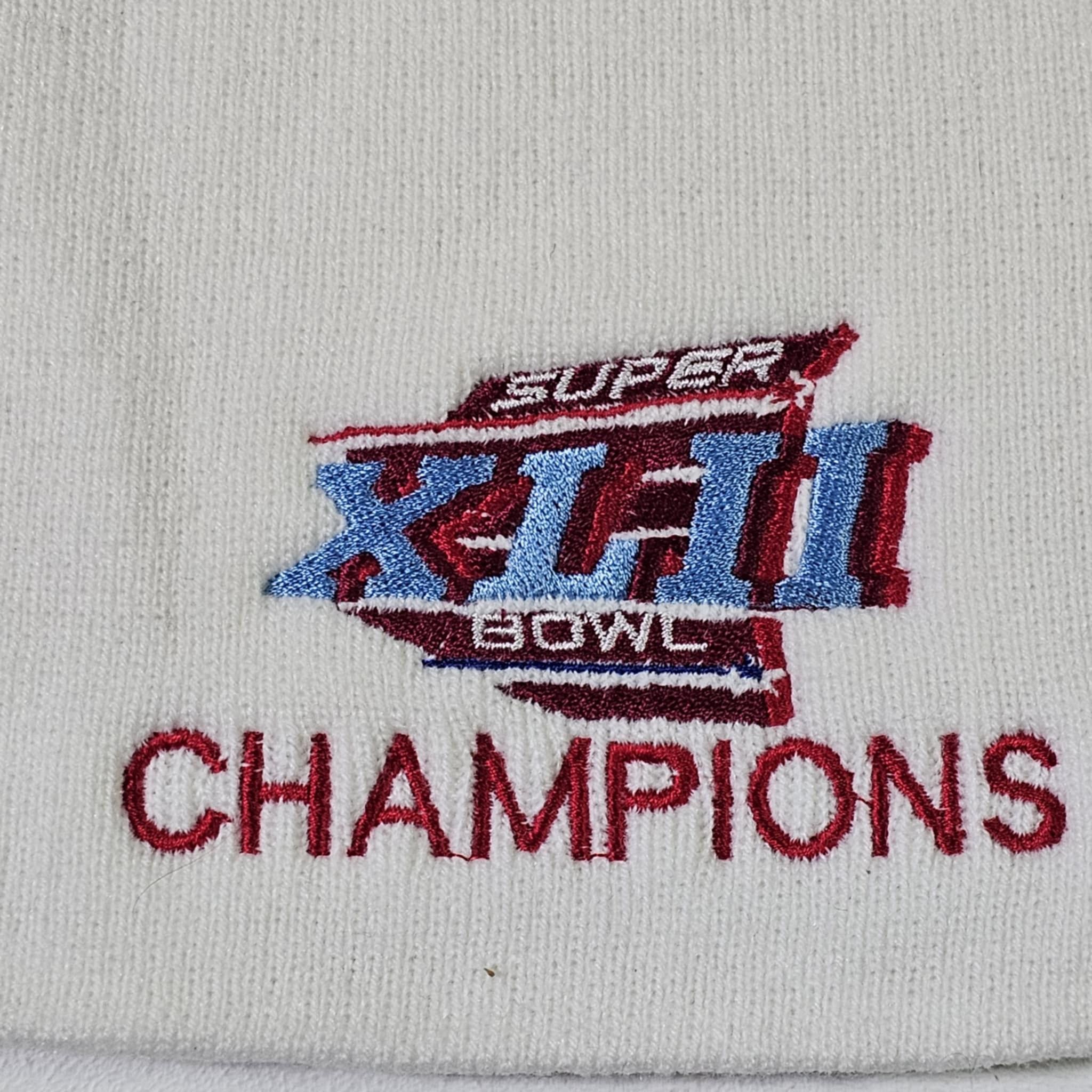Vintage New York Giants Vintage Y2K Super Bowl XLII Beanie Cap Hat Size ONE SIZE - 5 Thumbnail