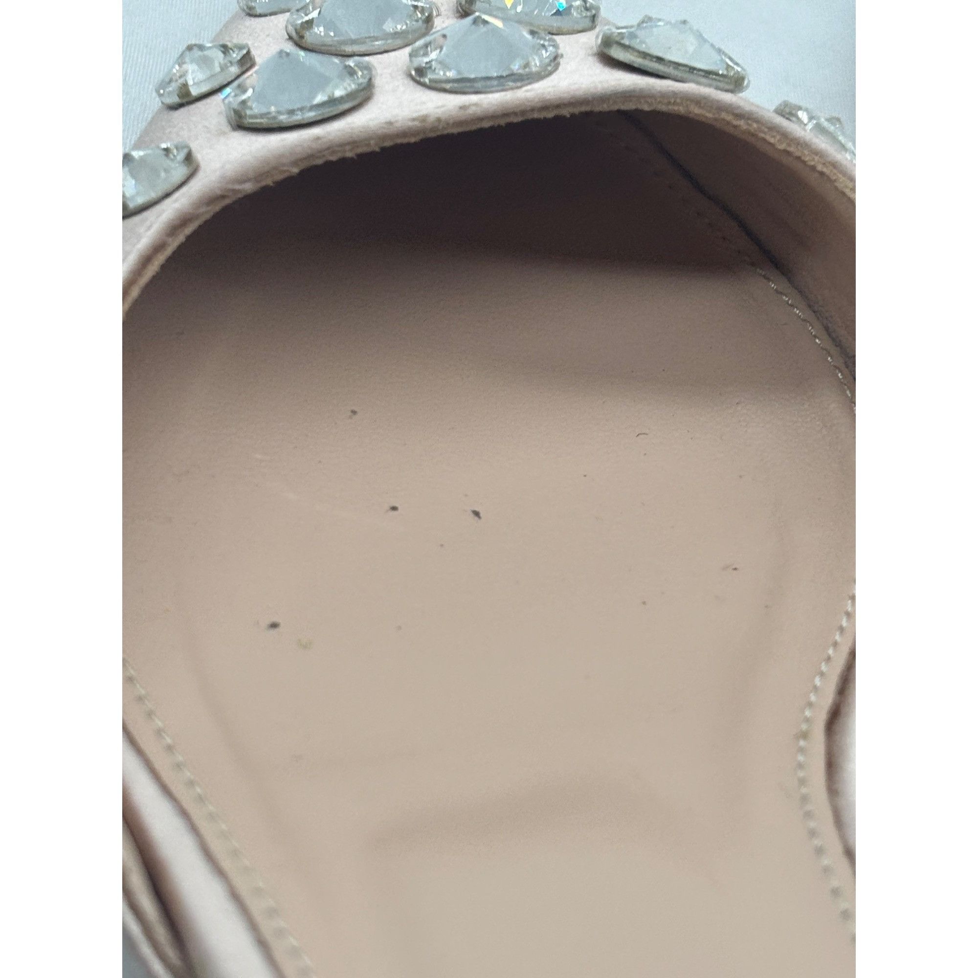 J.Crew J. Crew Women’s Embllished Satin Slingback Flats, Pink Blush Size US 6 / IT 36 - 10 Thumbnail