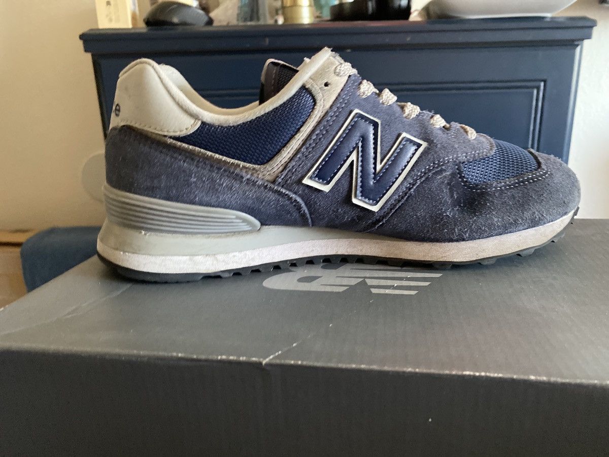 New Balance × Vintage Navy New Balance 574’s Size US 9 / EU 42 - 4 Thumbnail