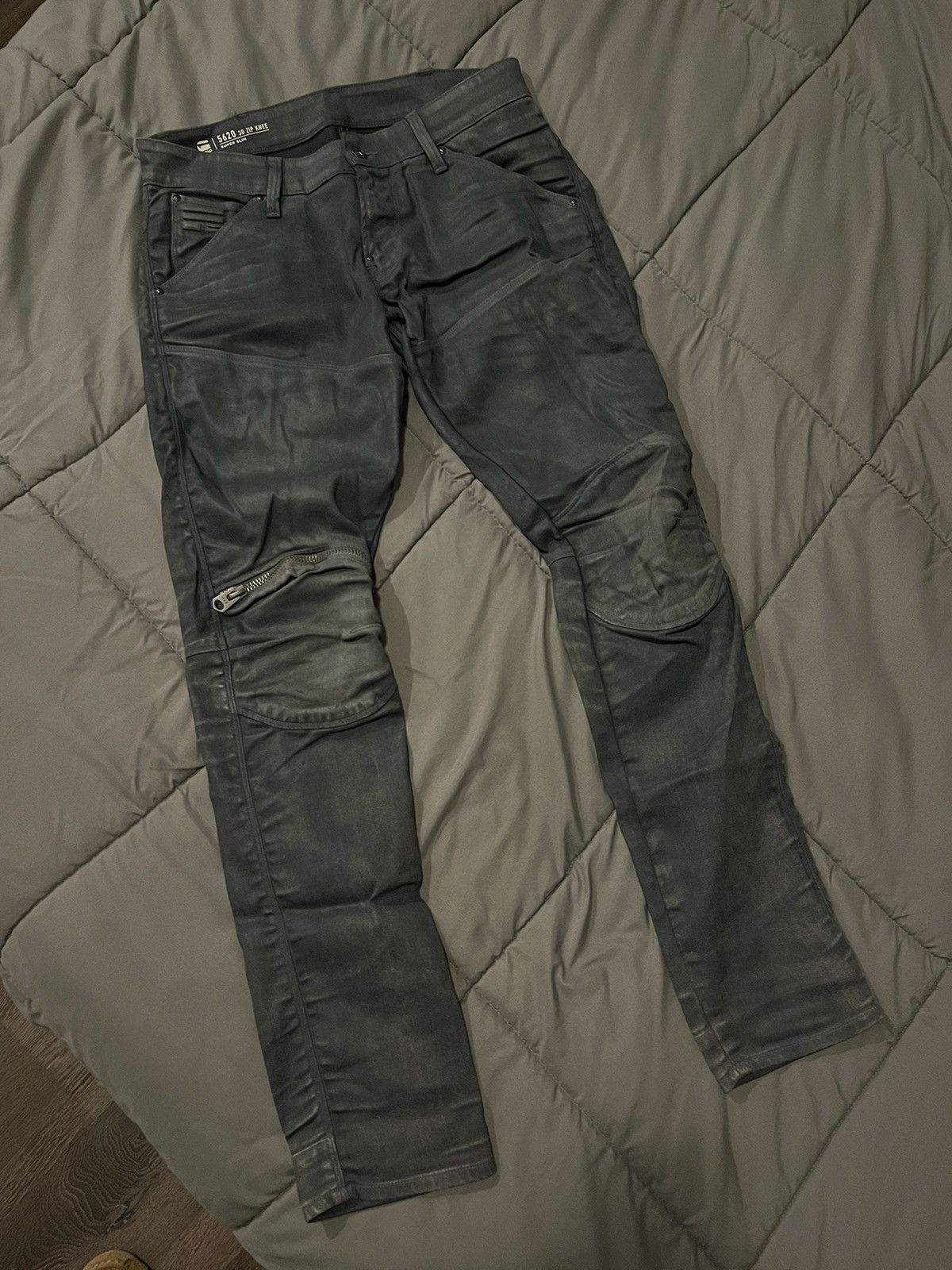 Image of G Star Raw G Star Moto Cross Jeans in Grey, Men's (Size 31)