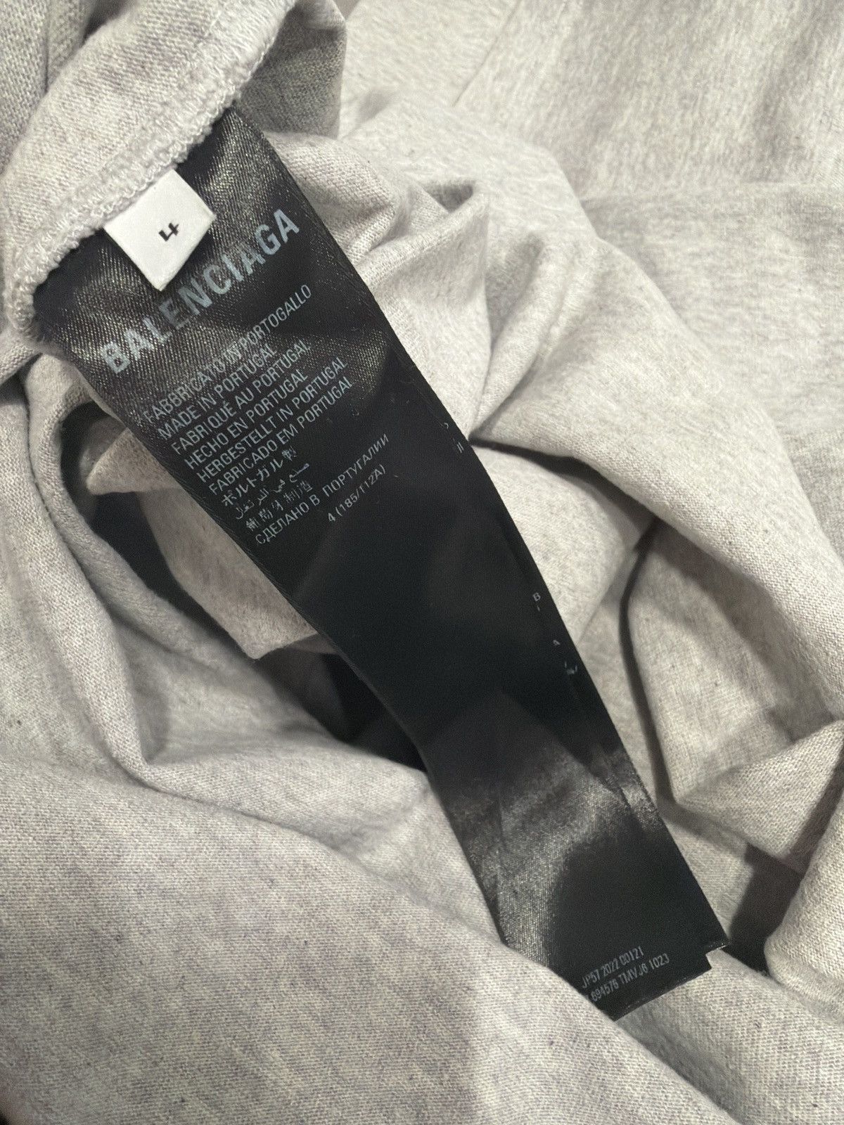 Balenciaga Grey Balenciaga t-shirt size 4 Size US L / EU 52-54 / 3 - 7 Thumbnail