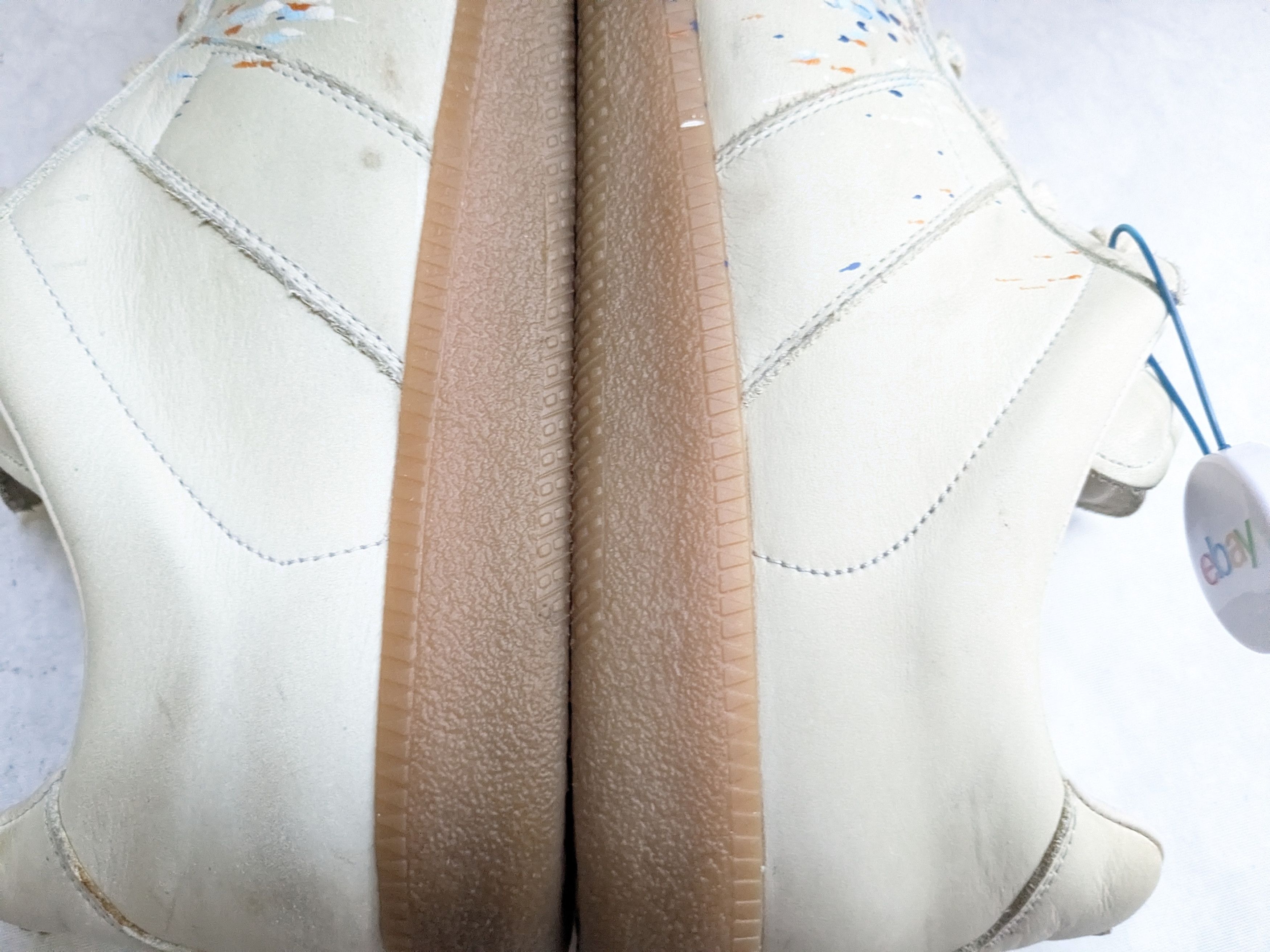 Maison Margiela Maison Margiela Replica GAT Paint Splatter 12 45 Low Top Gum Size US 12 / EU 45 - 14 Thumbnail