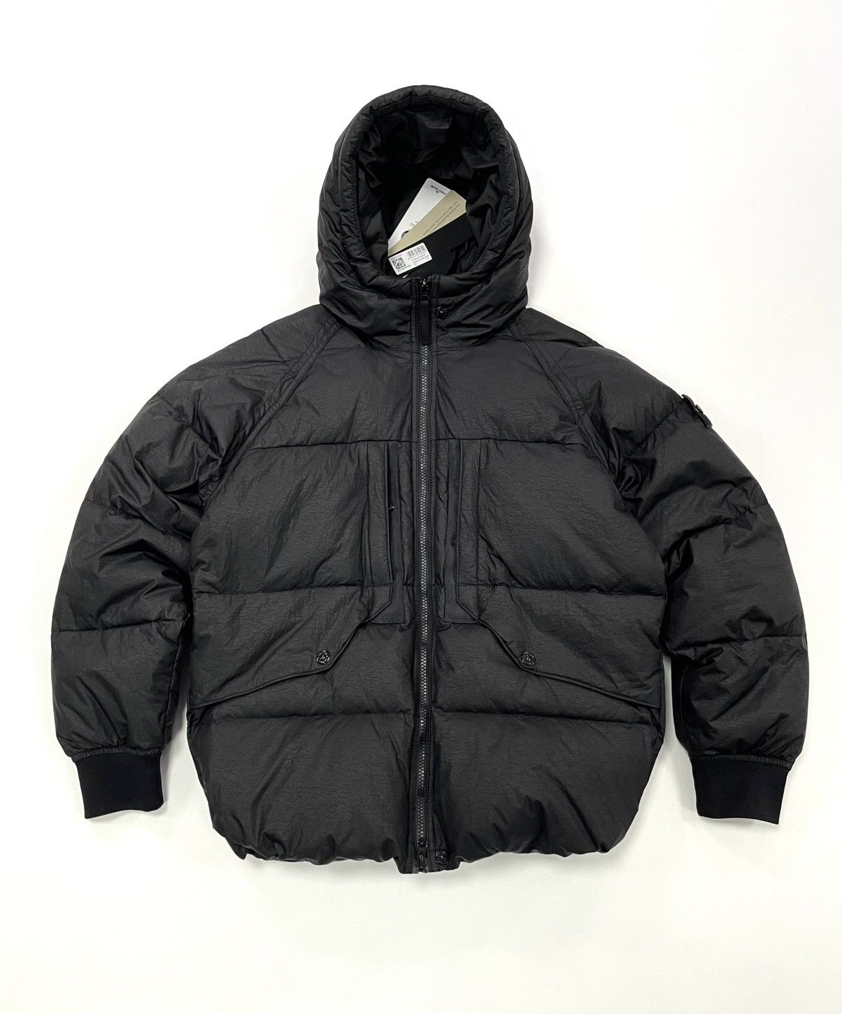 Down jacket Stone Island crinkle reps r-ny down