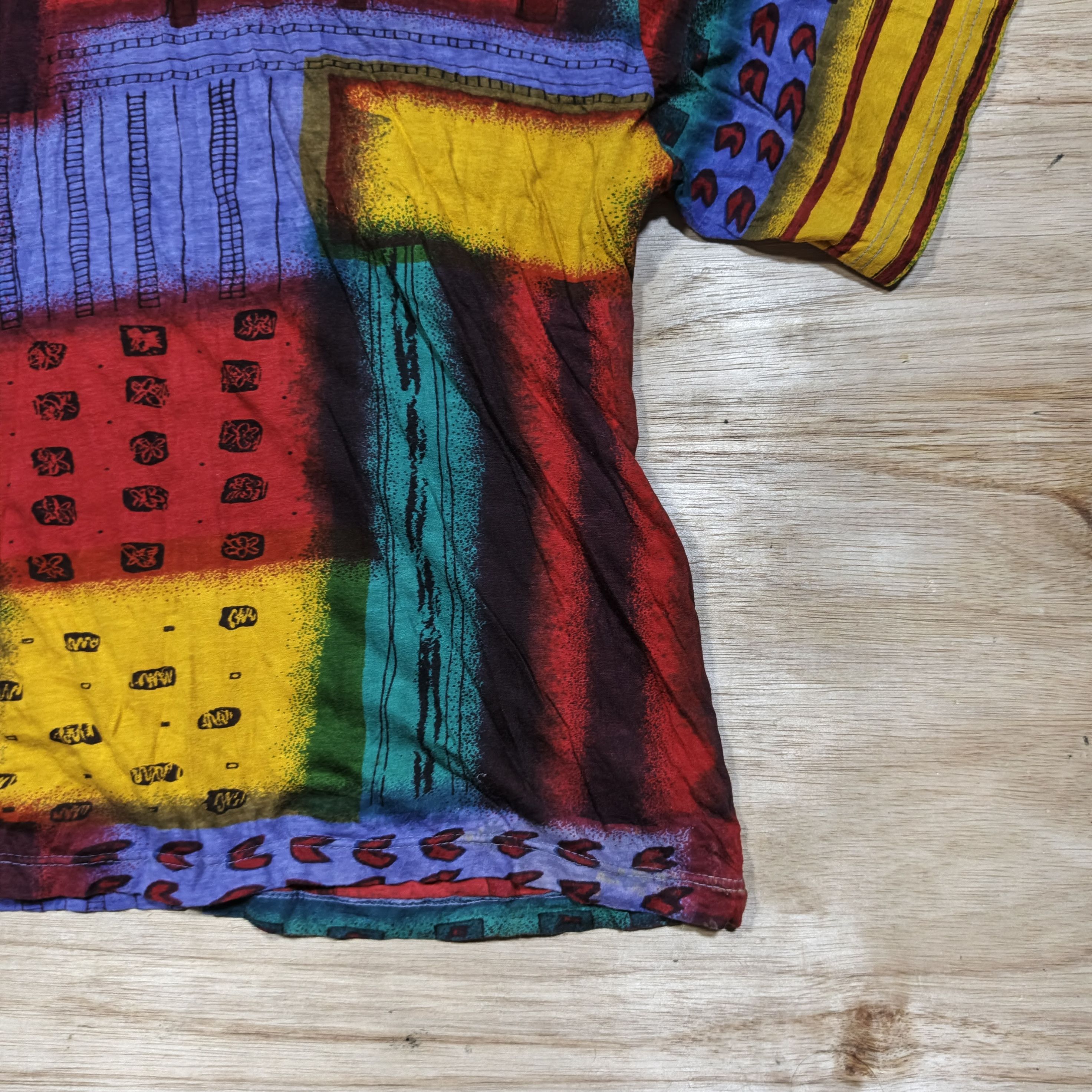 Vintage 90's MAHILA COLLECTIONS Abstract Pattern Aesthetic Size US XL / EU 56 / 4 - 6 Thumbnail