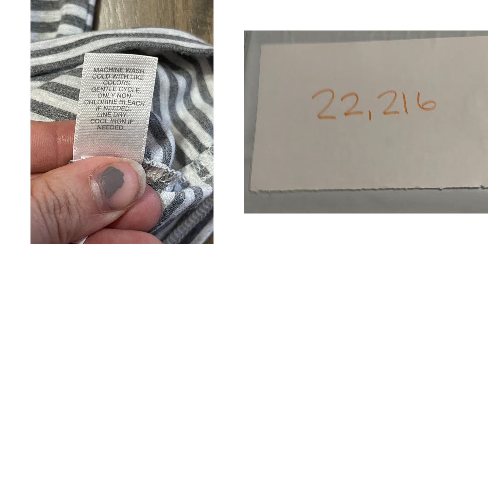 J. Jill J. Jill Shirt Dress Women's Small Gray White Striped Long Sleeve Pockets Knee Length Casual Free Return Mens? No gender given. Size S / US 4 / IT 40 - 8 Thumbnail