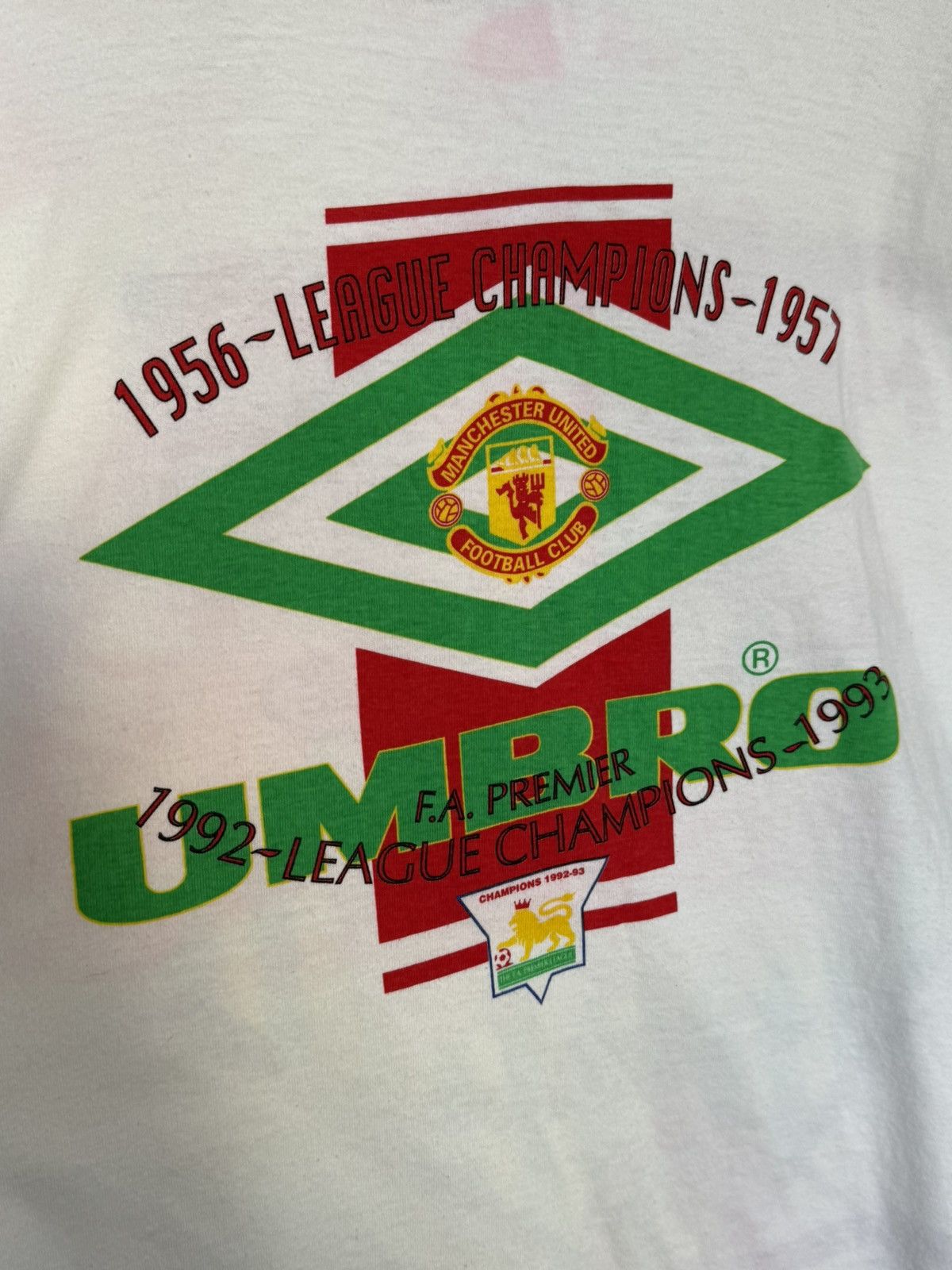 Umbro Manchester United The Busby Babes Football T-Shirt Size US XL / EU 56 / 4 - 4 Thumbnail